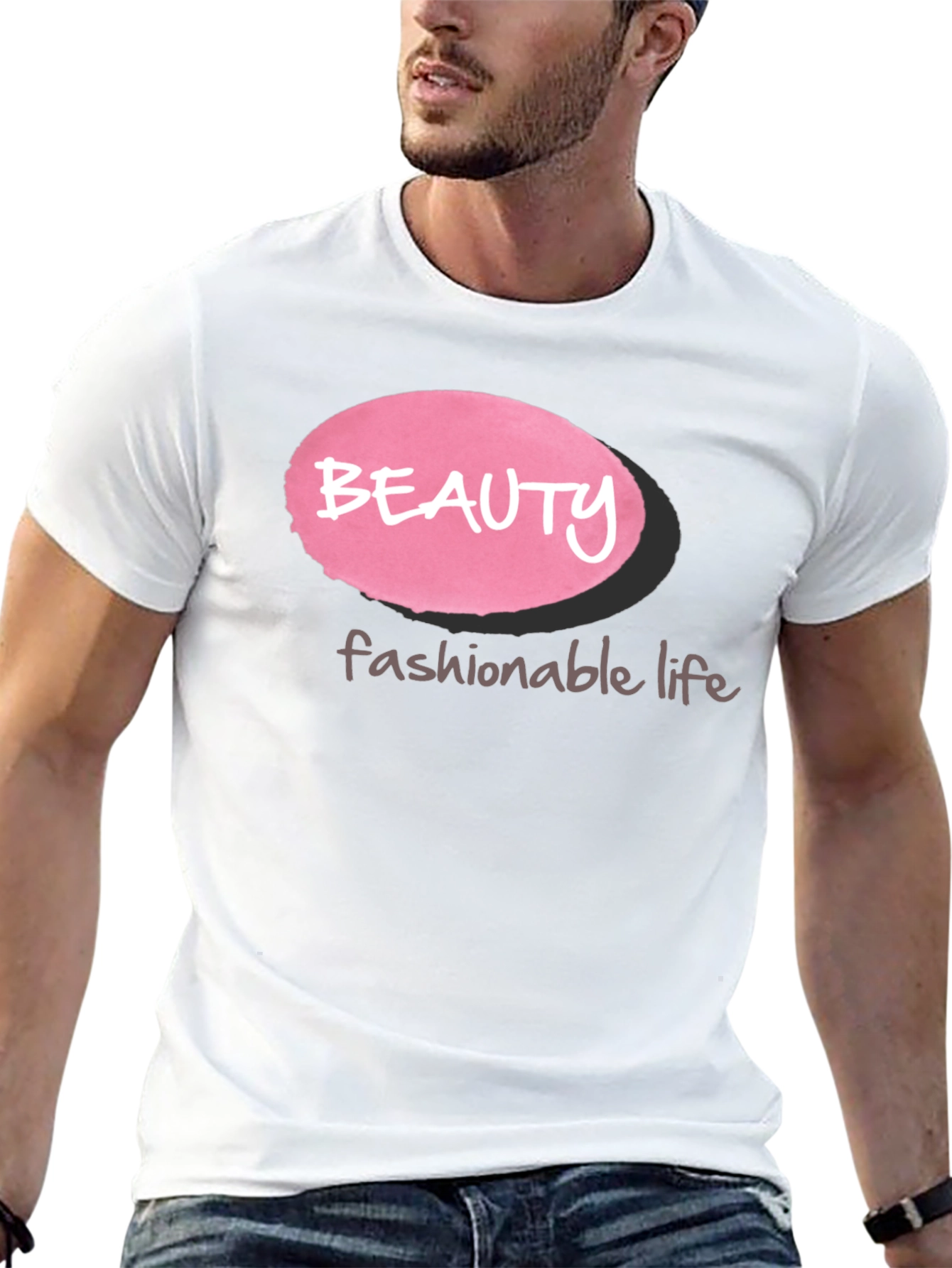 Beauty Fashionable Life Black T-Shirt