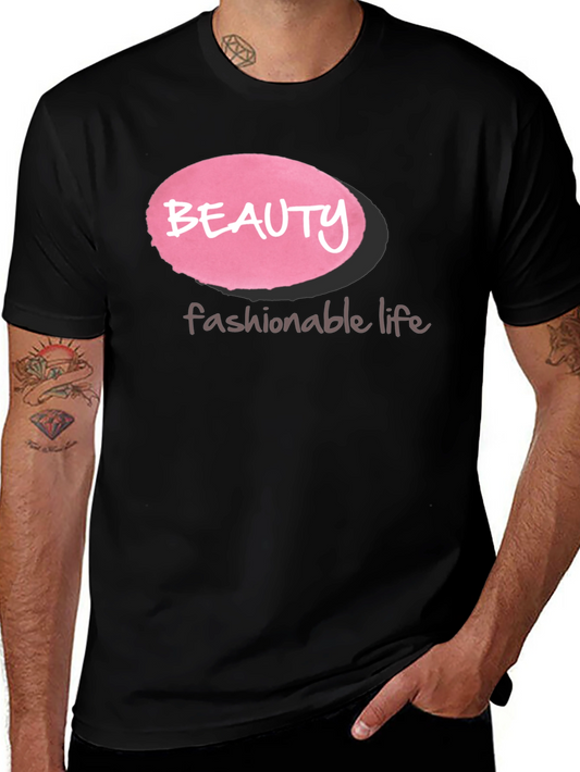 Beauty Fashionable Life Black T-Shirt