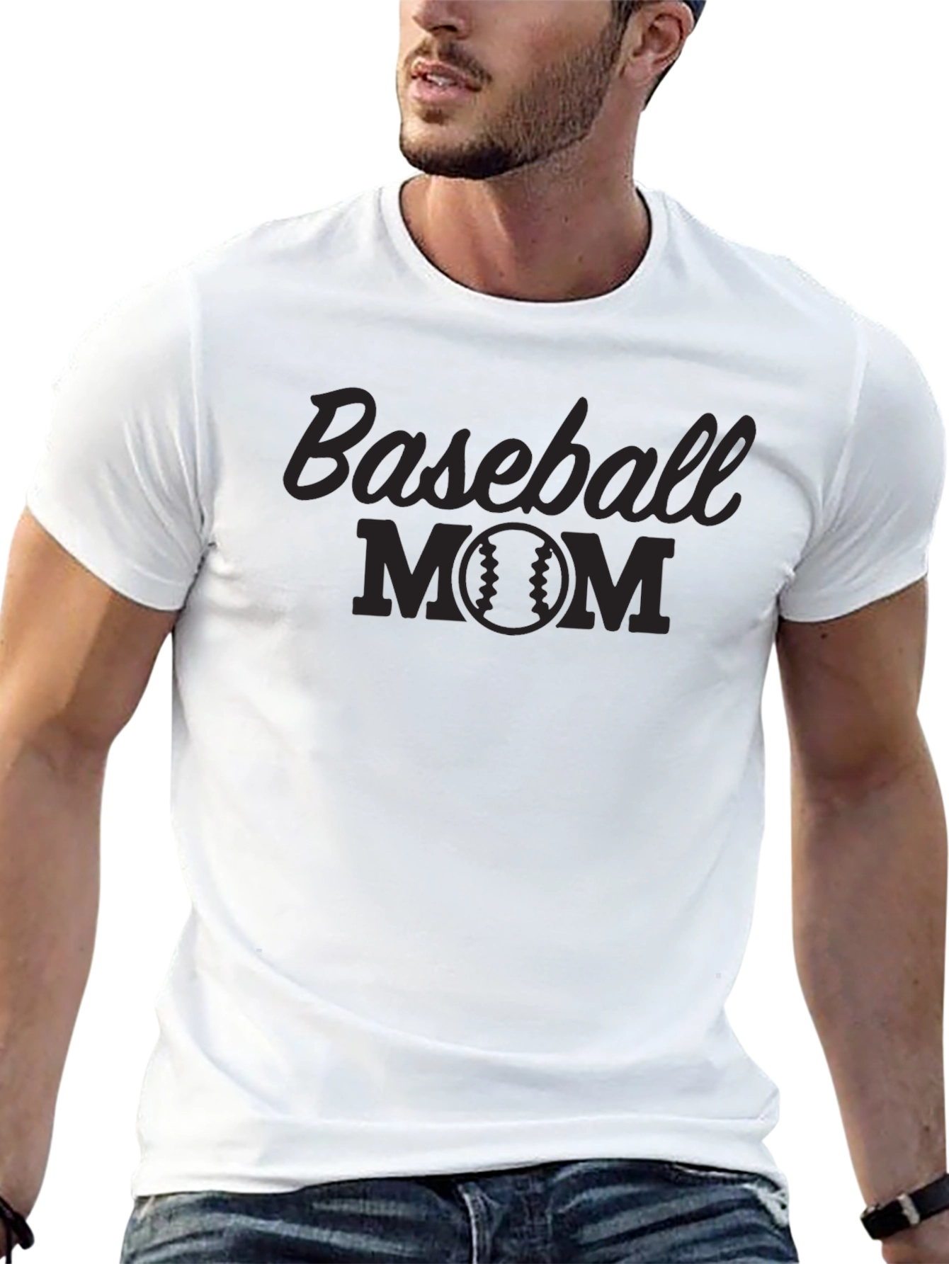 Baseball Mom Graphic T-Shirt