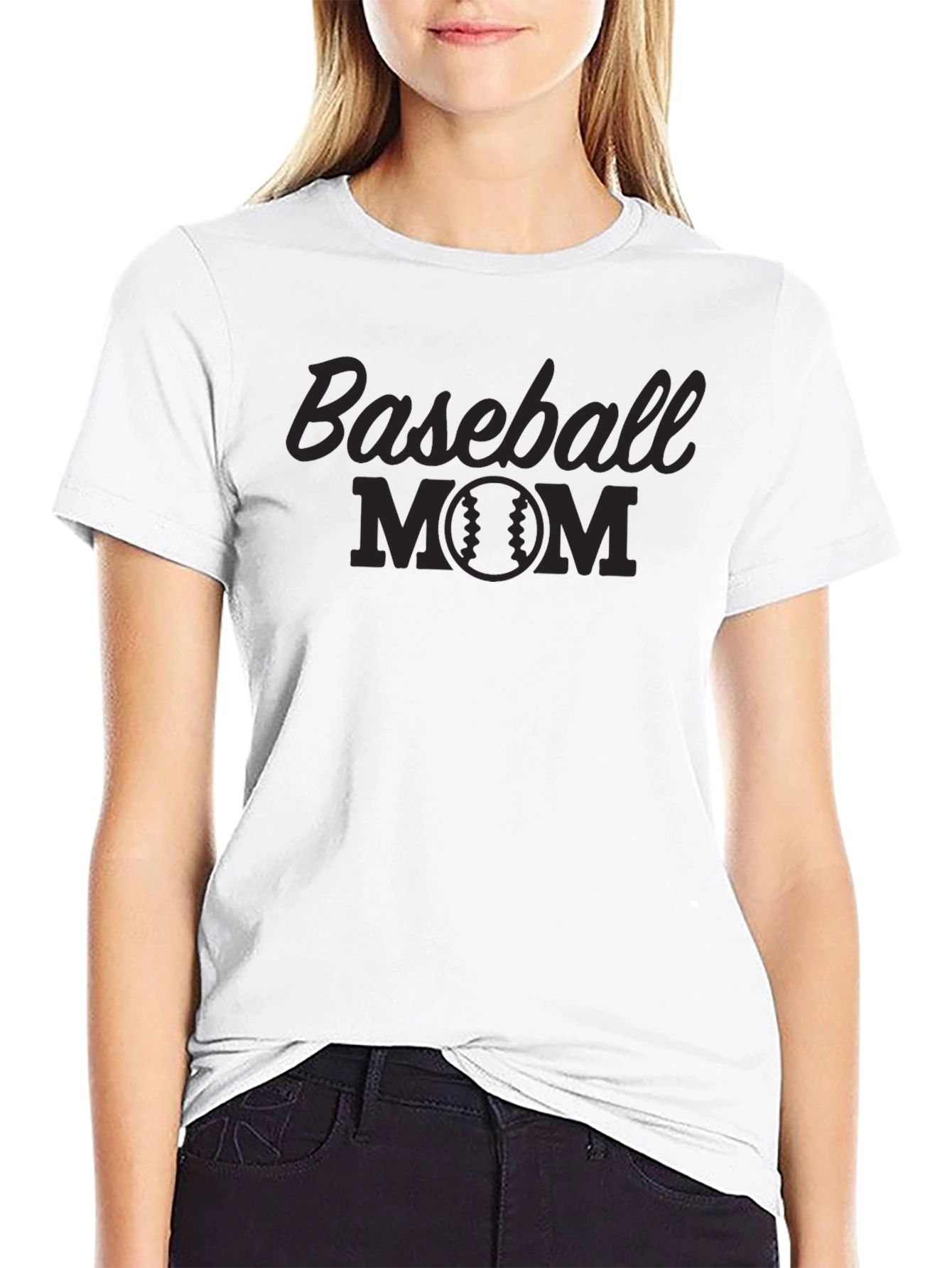 Baseball Mom Graphic T-Shirt