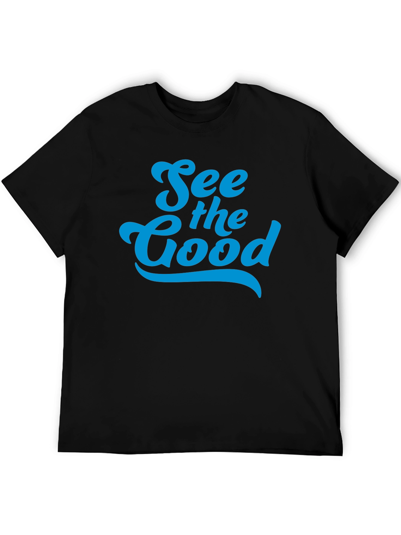 See the Good Black Graphic Tee
