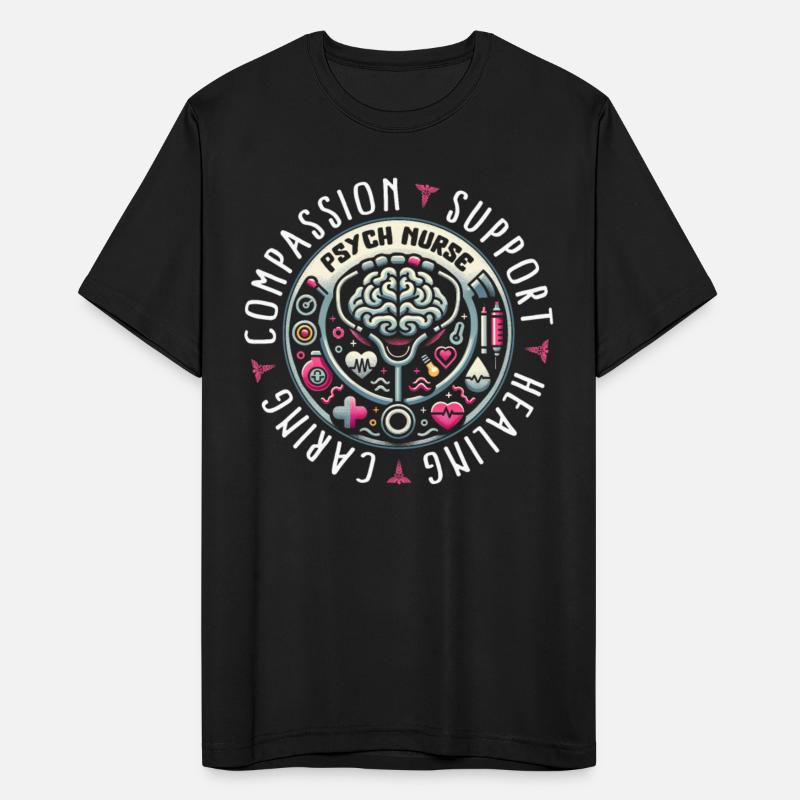 Nurse Shirt, Psych Nurse Stethoscope Mental