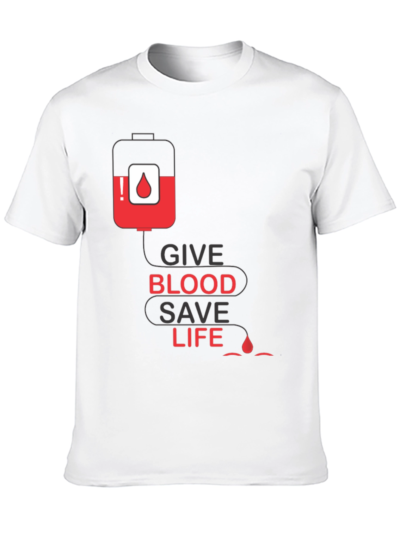 Give Blood Save Life Graphic T-Shirt