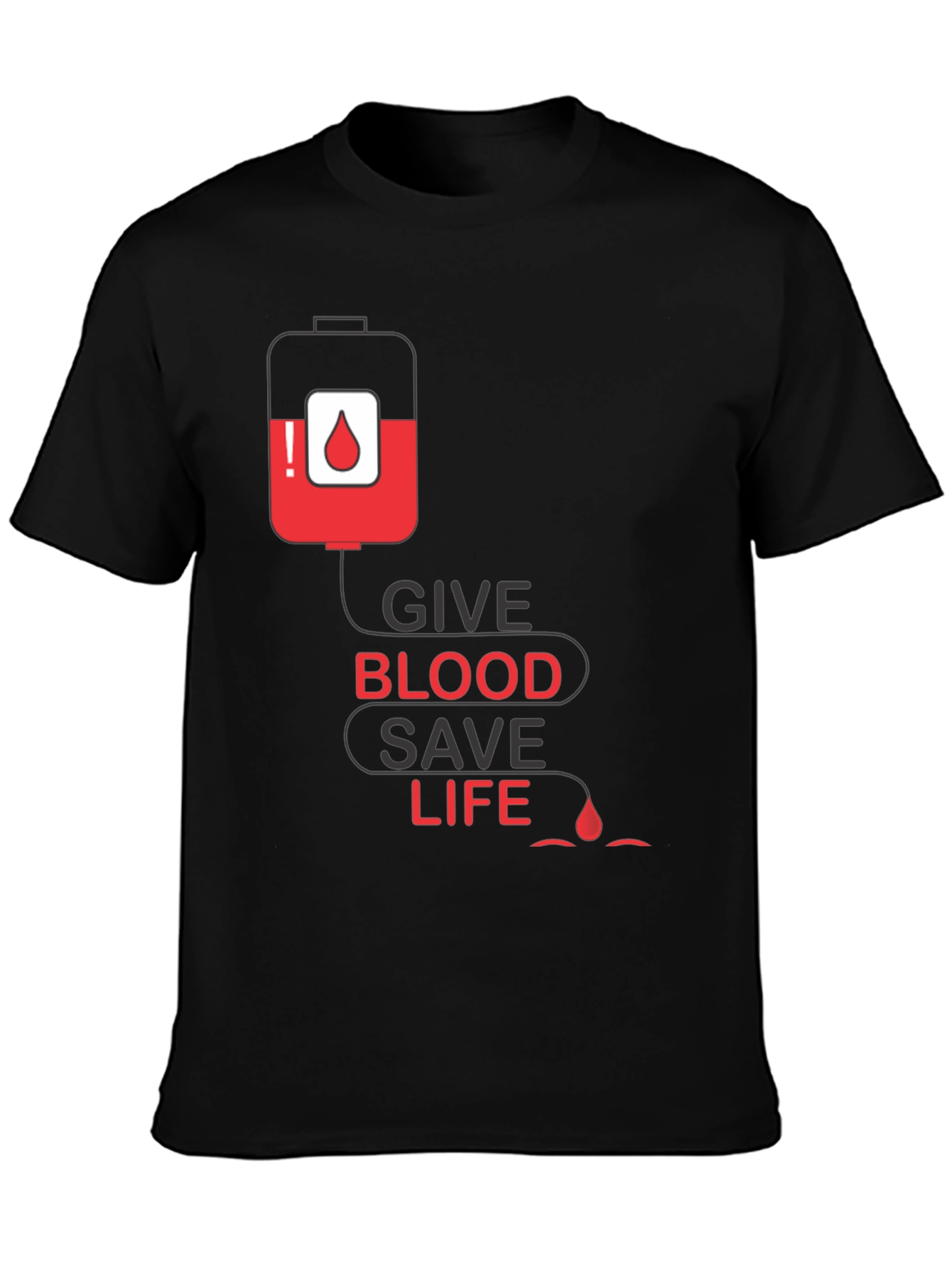 Give Blood Save Life Graphic T-Shirt