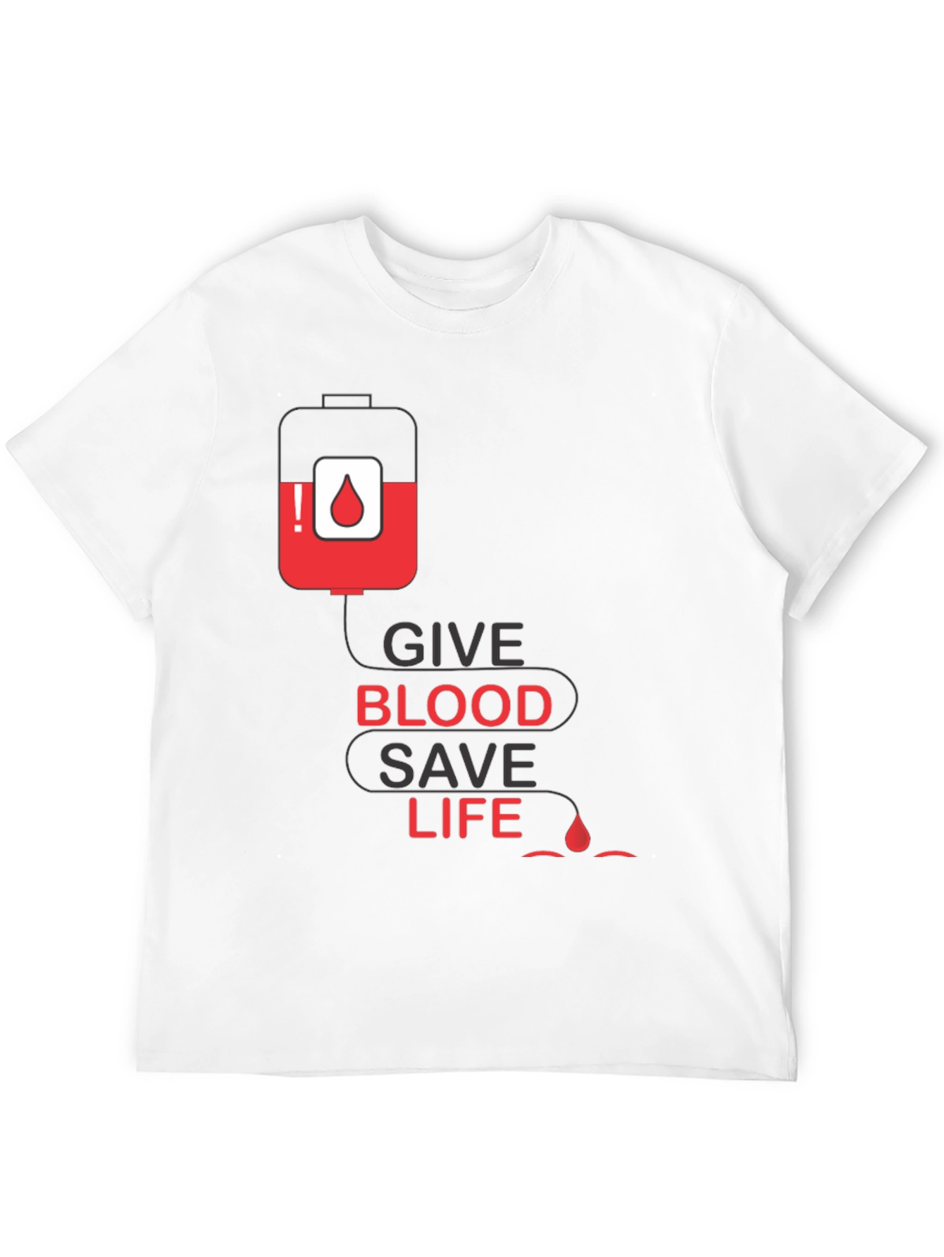Give Blood Save Life Graphic T-Shirt