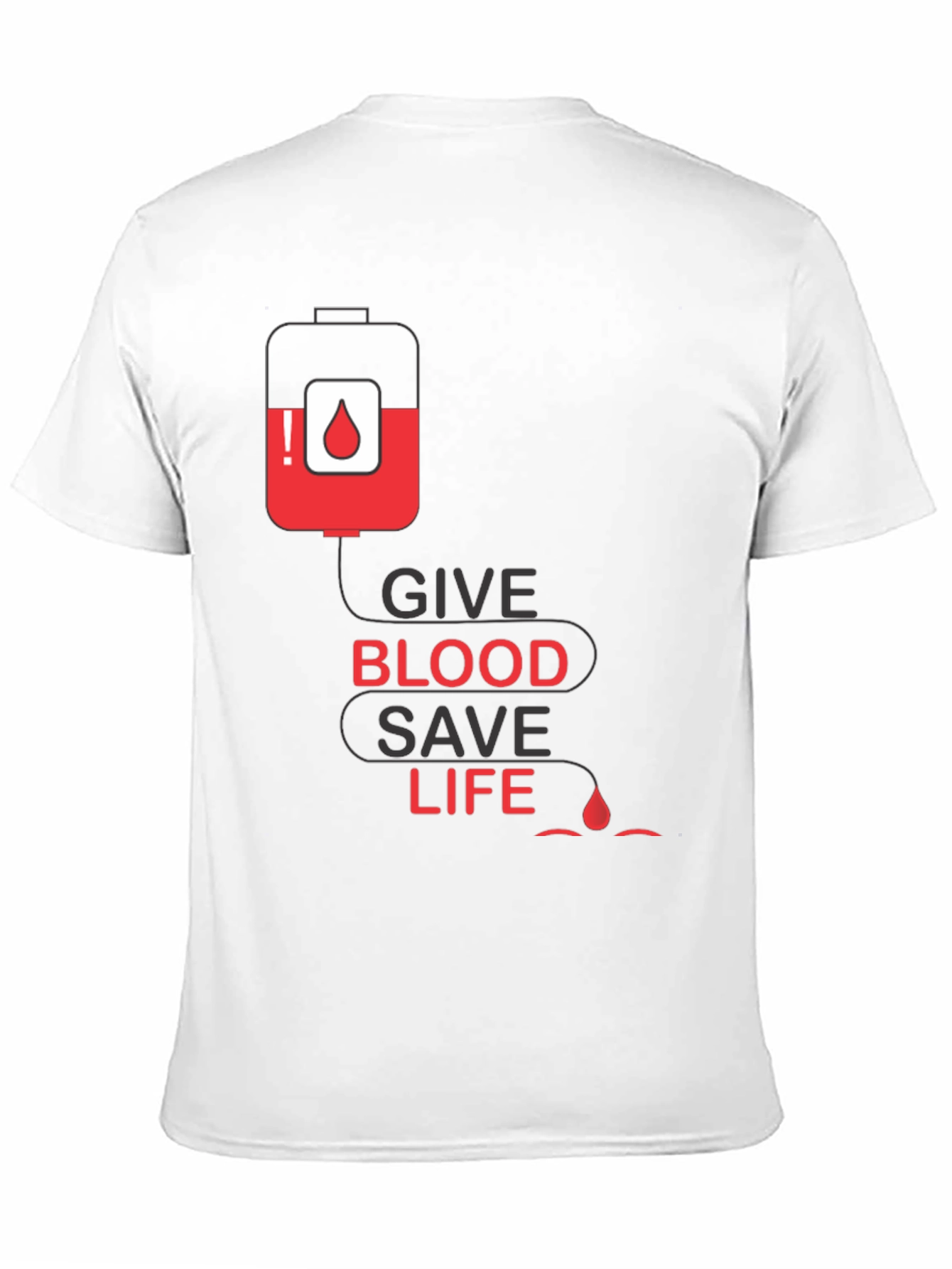 Give Blood Save Life Graphic T-Shirt