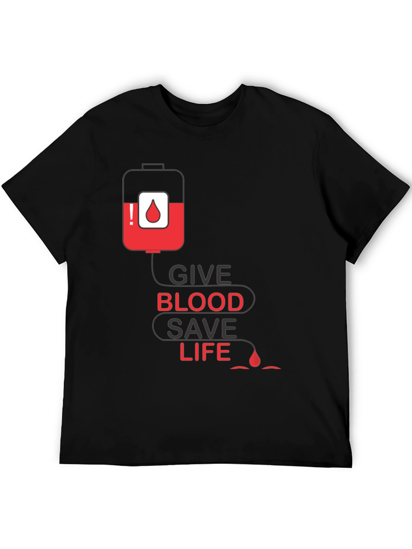 Give Blood Save Life Graphic T-Shirt