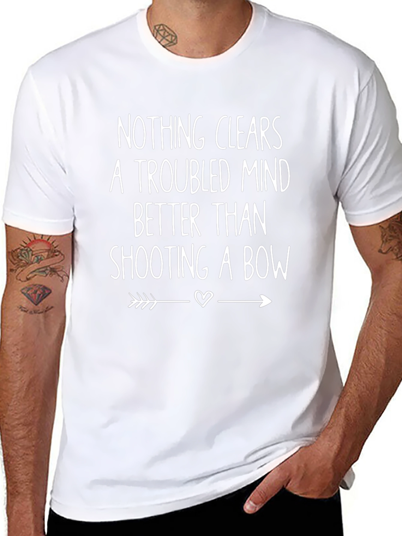 Archery T-Shirt: Nothing Clears a Troubled Mind