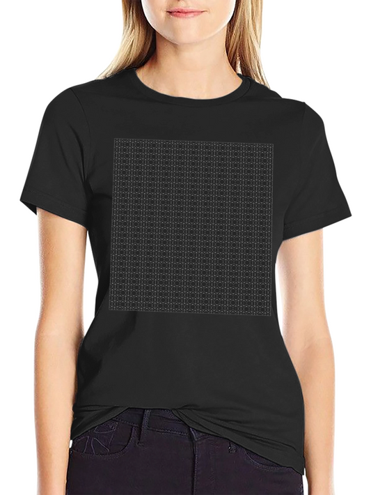 Geometric Pattern Black T-Shirt