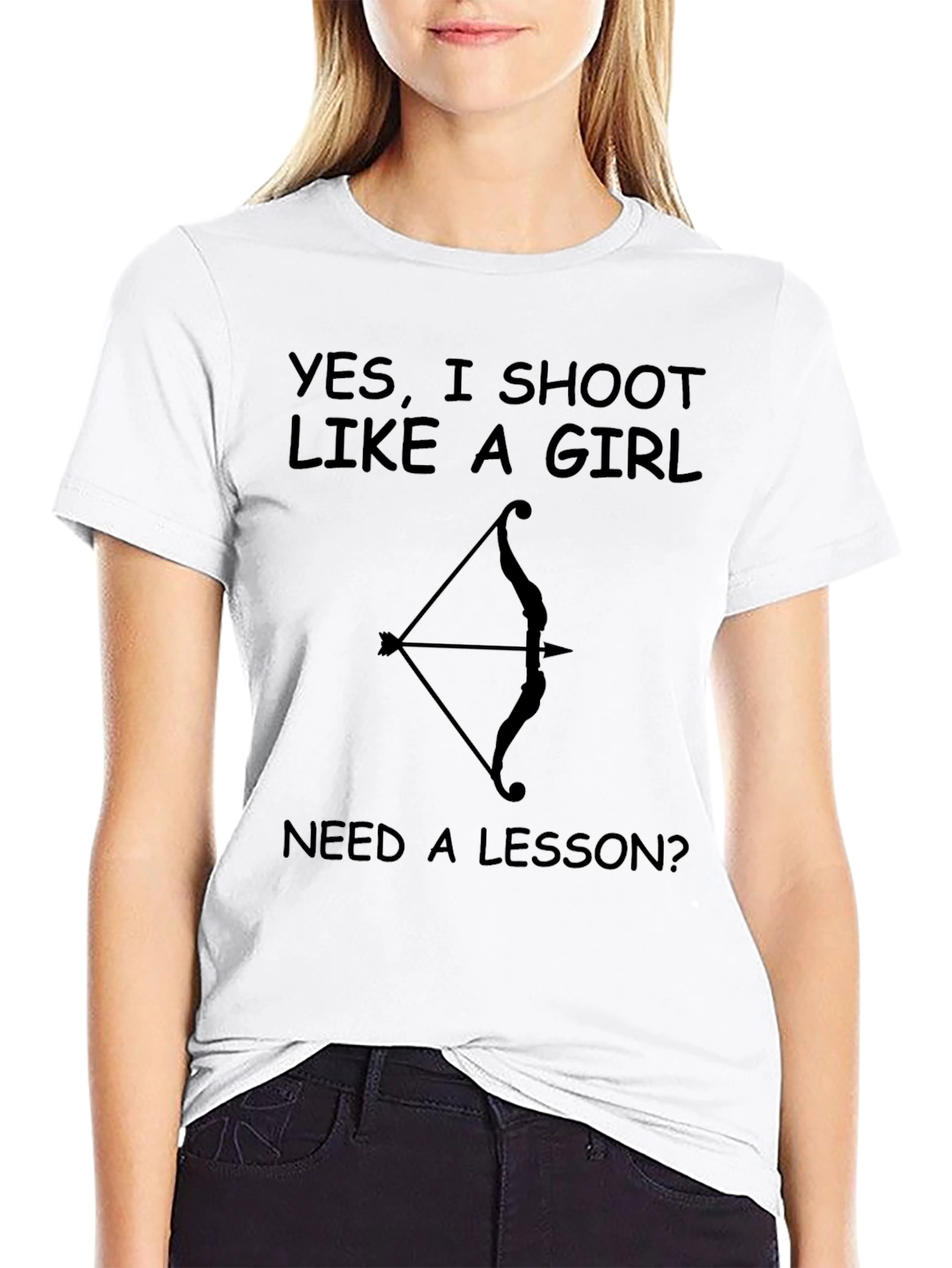 Funny Archer T-Shirt - Shoot Like A Girl
