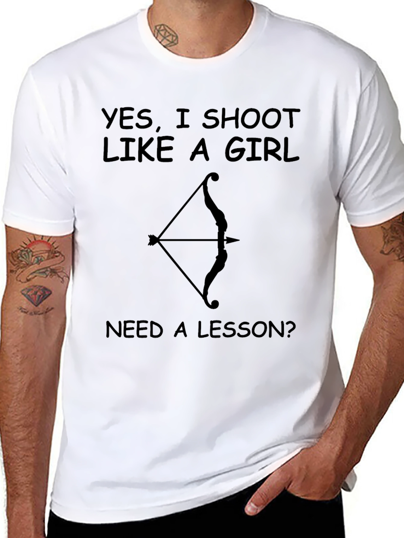 Funny Archer T-Shirt - Shoot Like A Girl