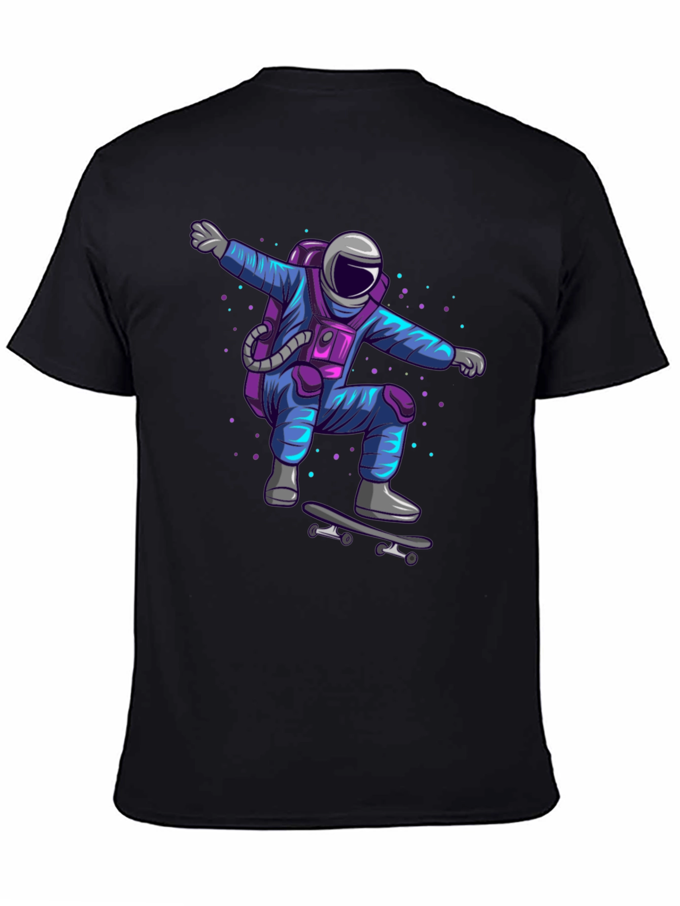 Skateboarding Astronaut Graphic Tee