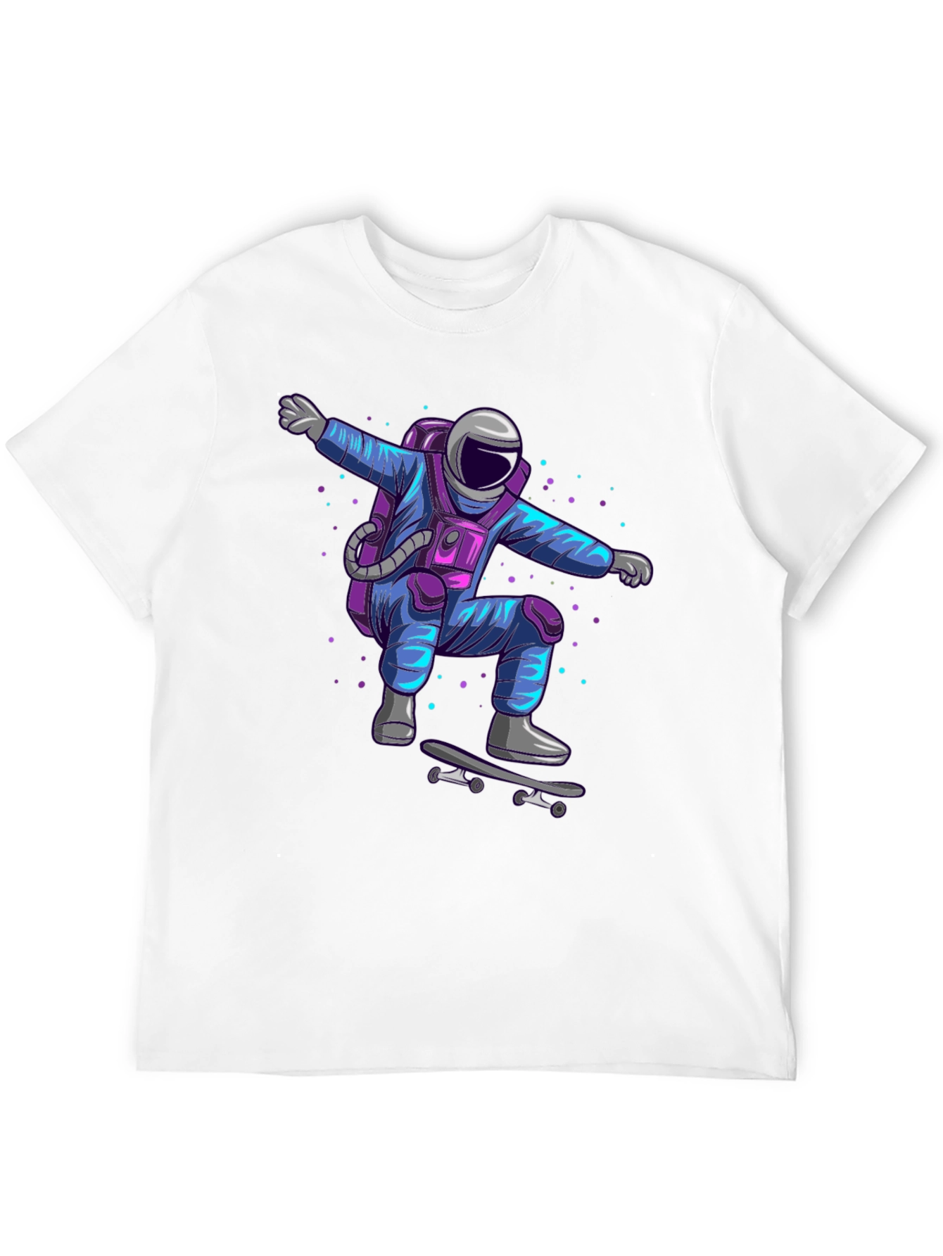 Skateboarding Astronaut Graphic Tee