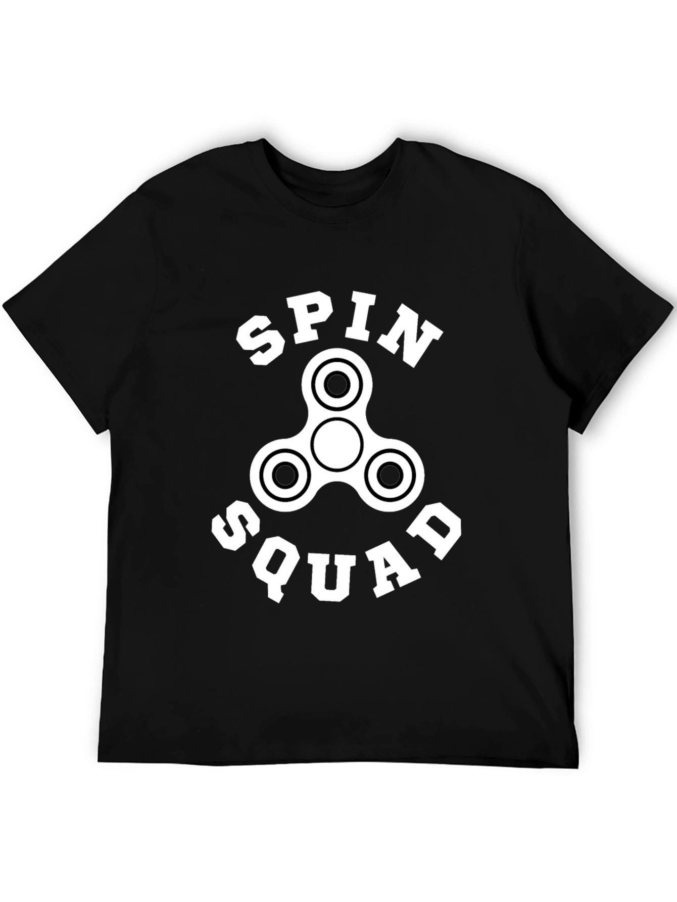 Spin Squad Fidget Spinner Graphic Tee - Black