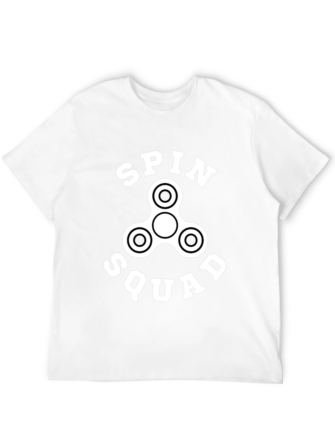 Spin Squad Fidget Spinner Graphic Tee - Black