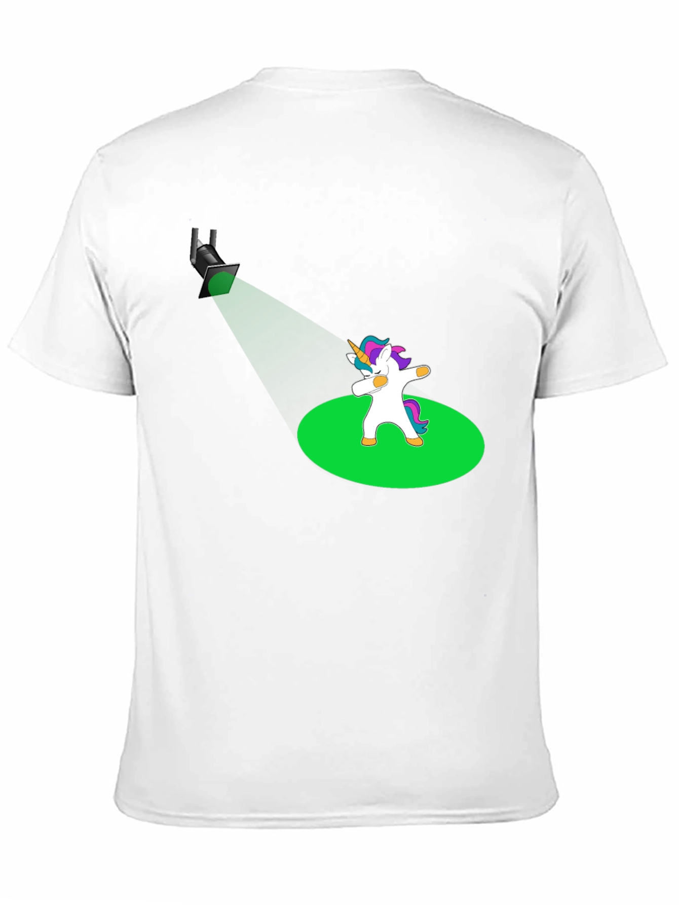 Dabbing Unicorn T-Shirt - Spotlight Design