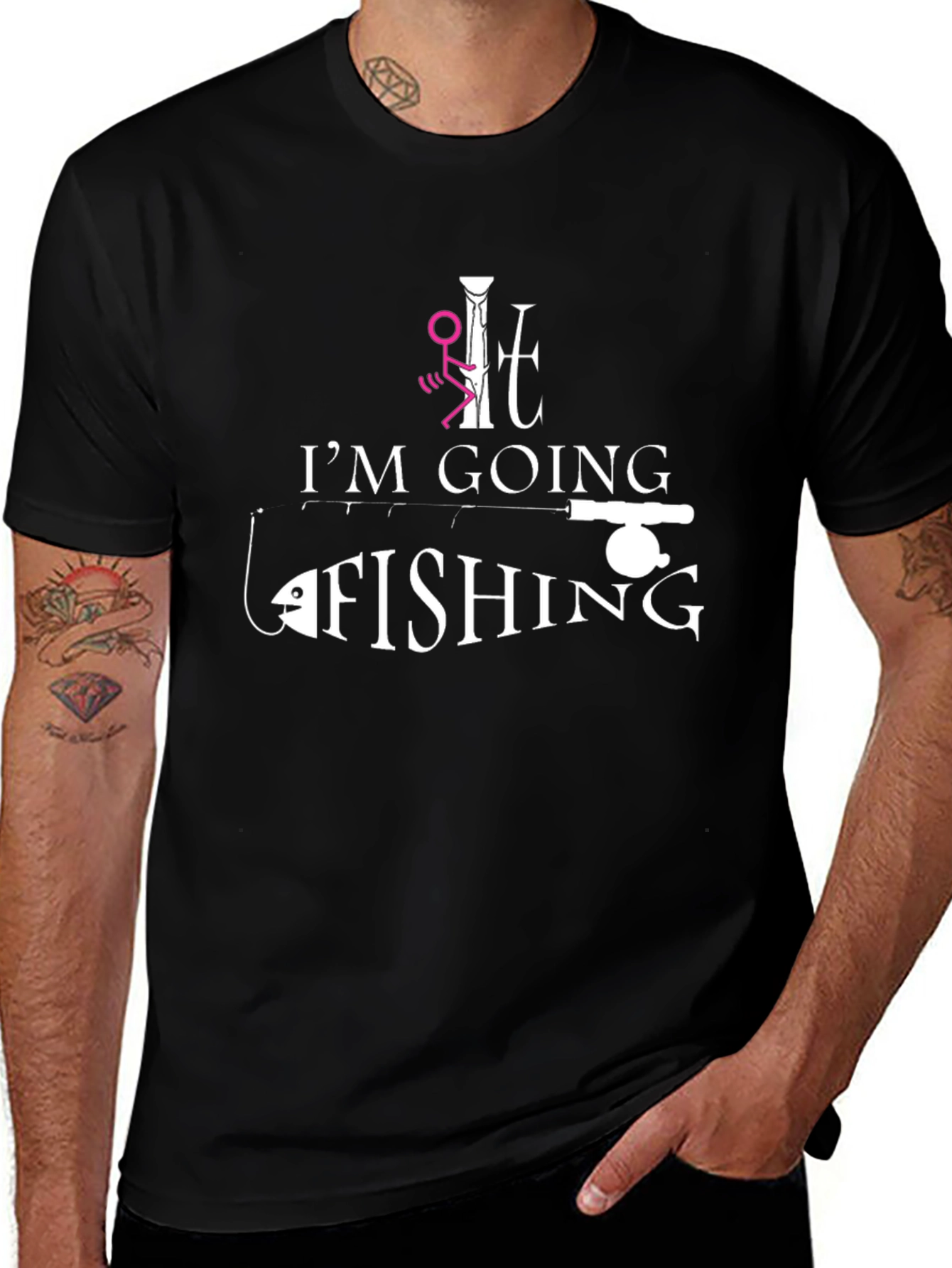 Funny Fishing T-Shirt - Id Rather Be Fishing