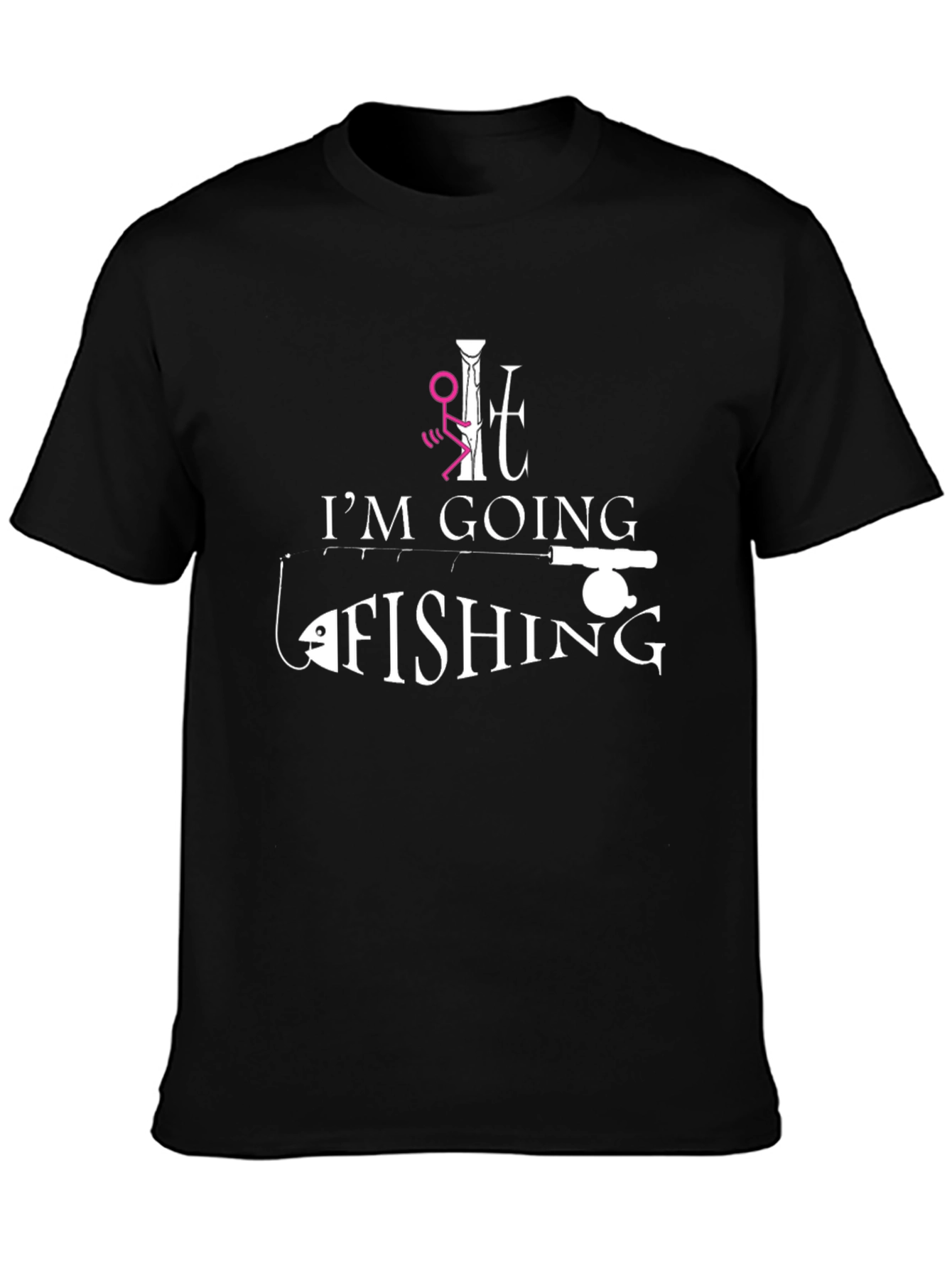 Funny Fishing T-Shirt - Id Rather Be Fishing