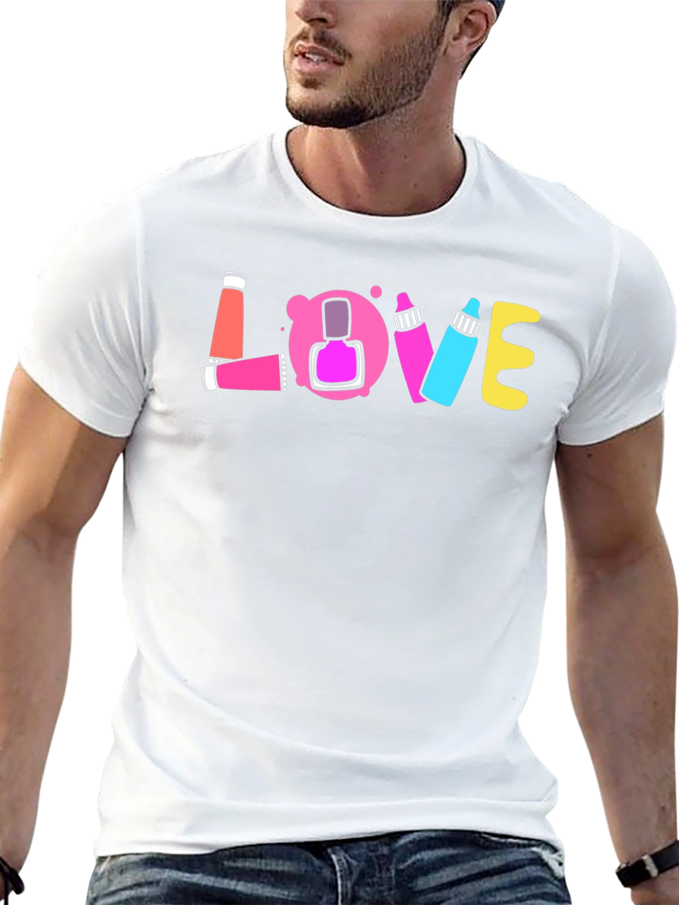Love Nail Polish Graphic T-Shirt
