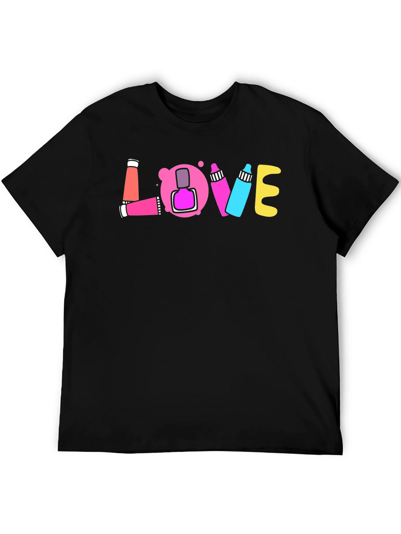 Love Nail Polish Graphic T-Shirt