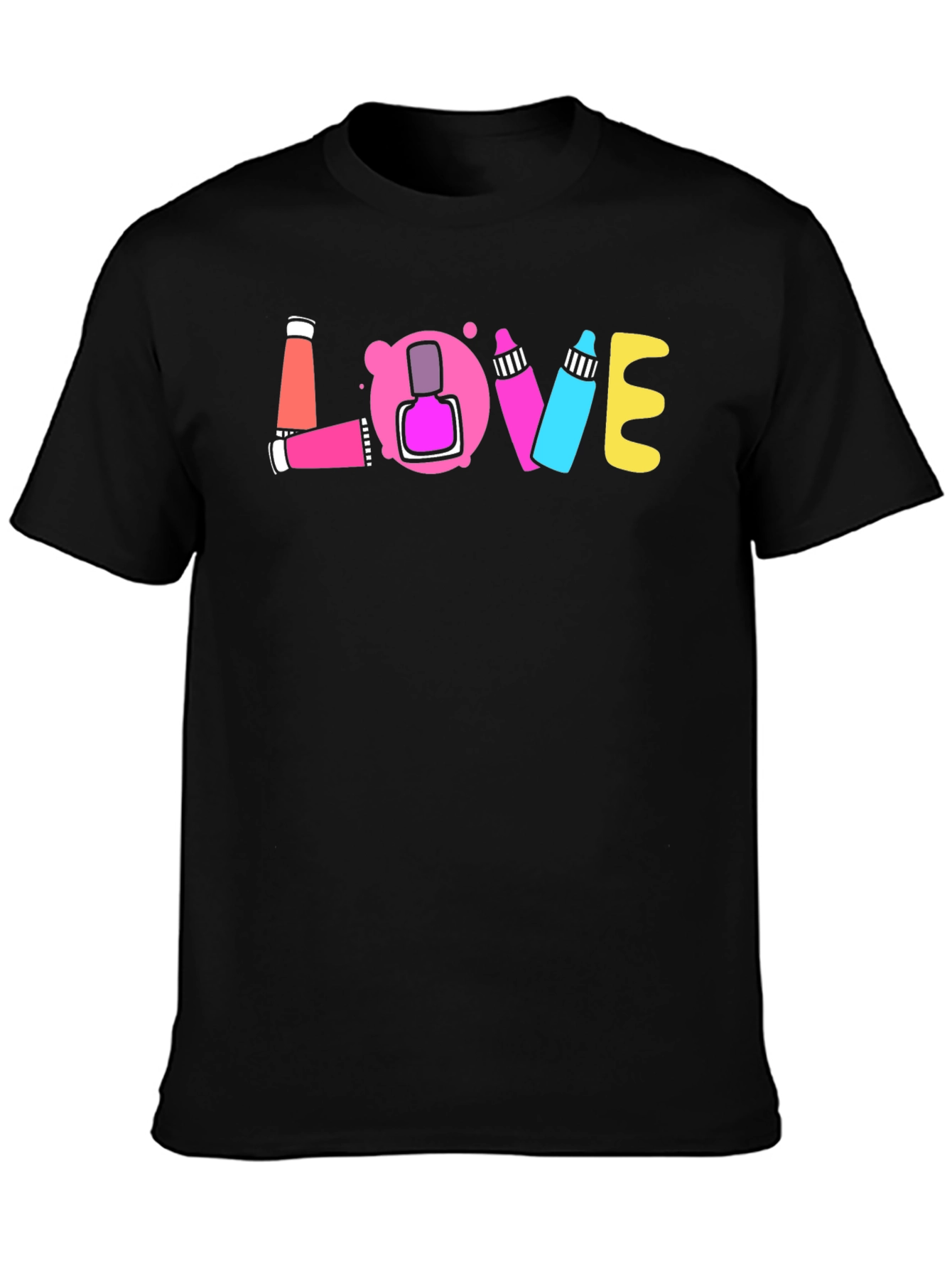 Love Nail Polish Graphic T-Shirt
