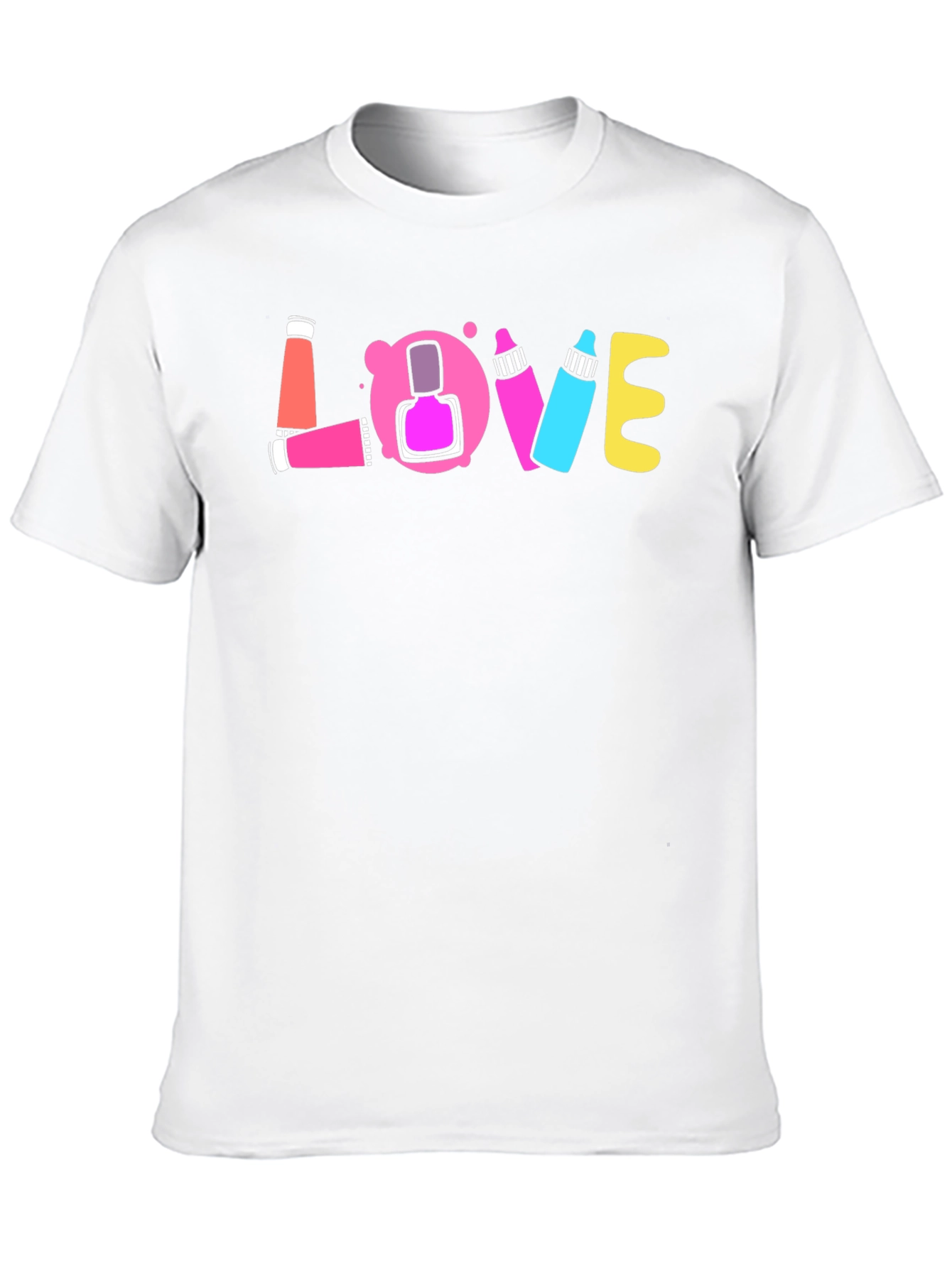 Love Nail Polish Graphic T-Shirt