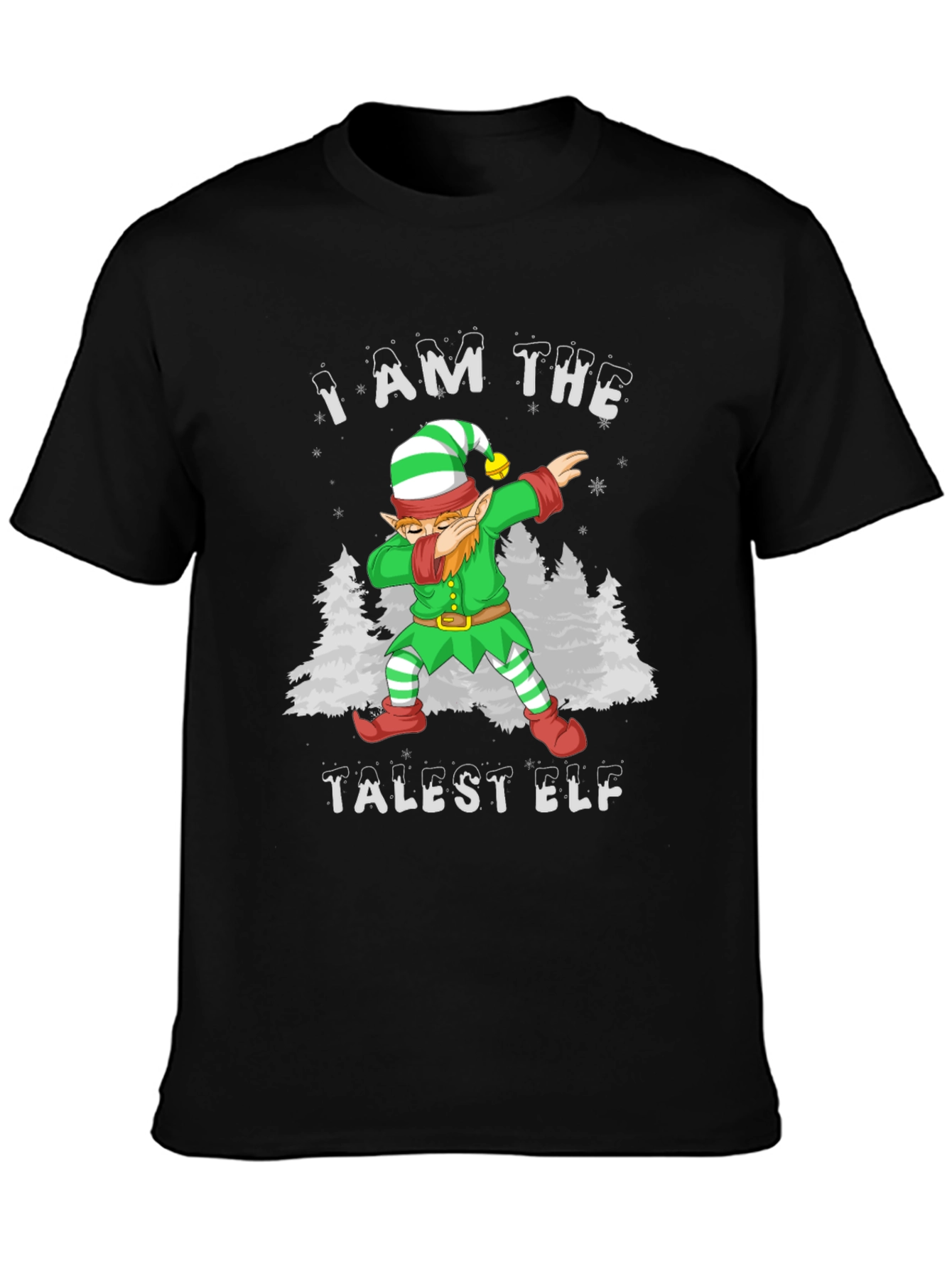 Talest Elf Dab Funny Christmas T-Shirt