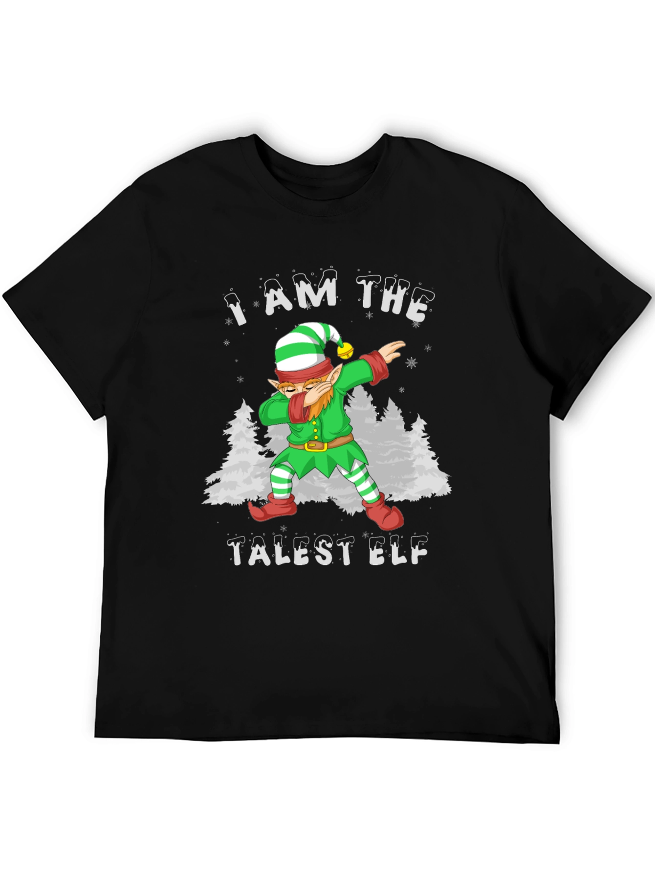 Talest Elf Dab Funny Christmas T-Shirt