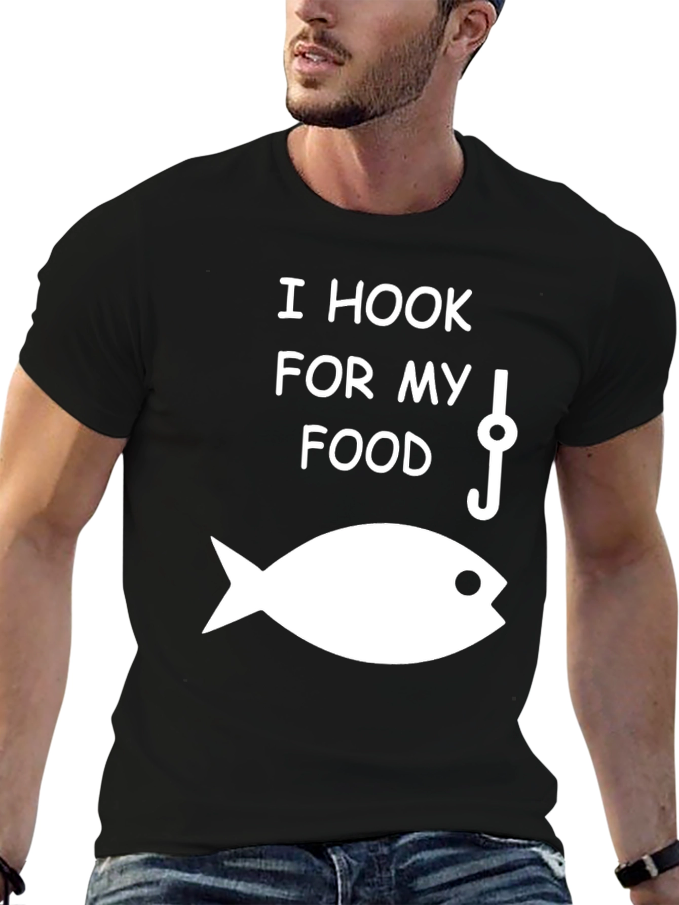 I Hook For My Food Fishing T-Shirt