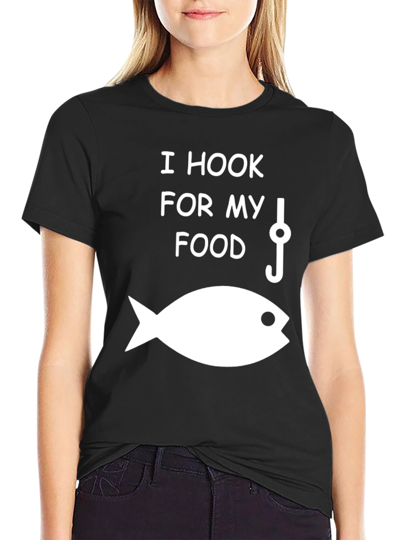 I Hook For My Food Fishing T-Shirt