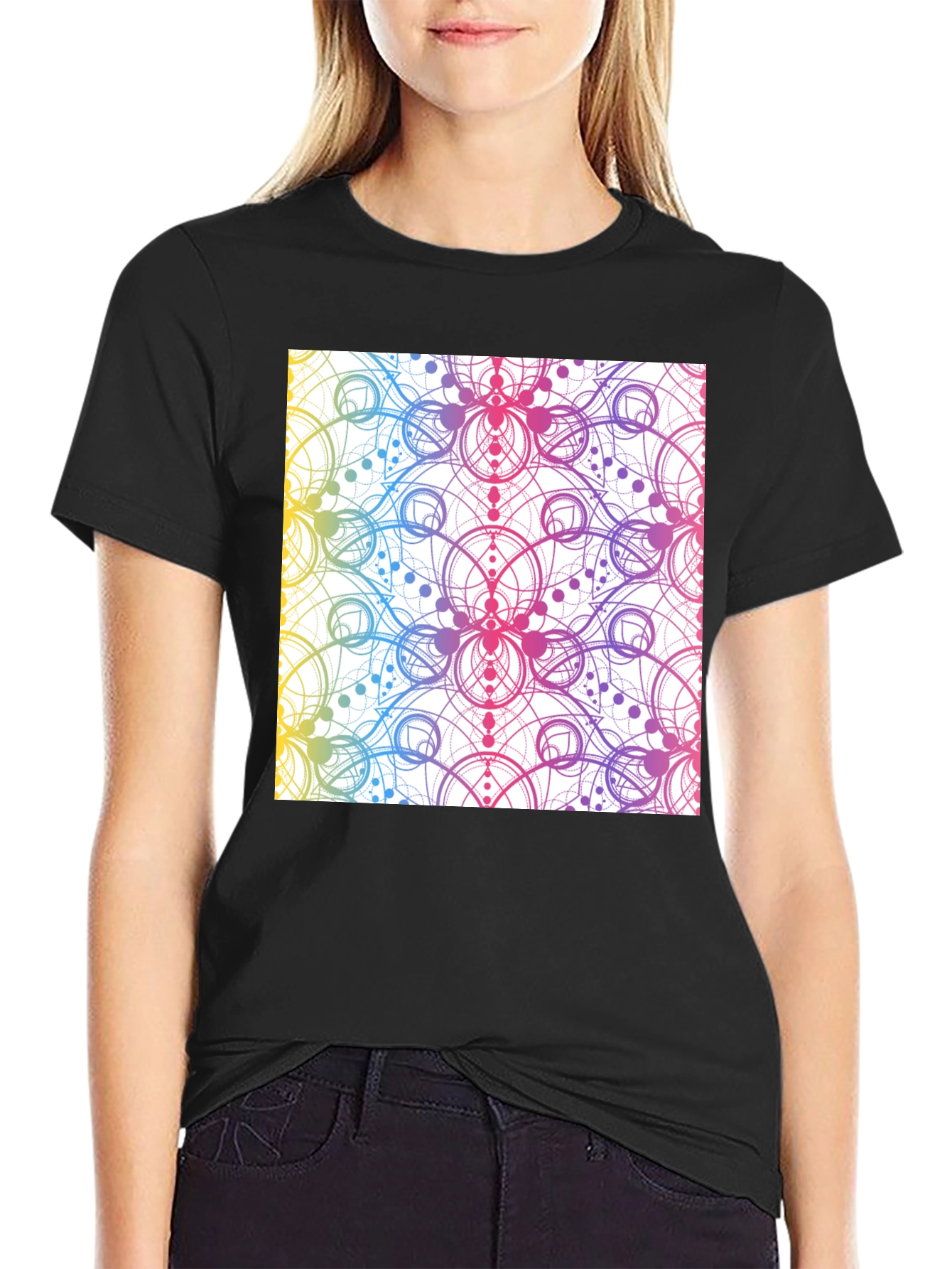 Geometric Rainbow T-Shirt