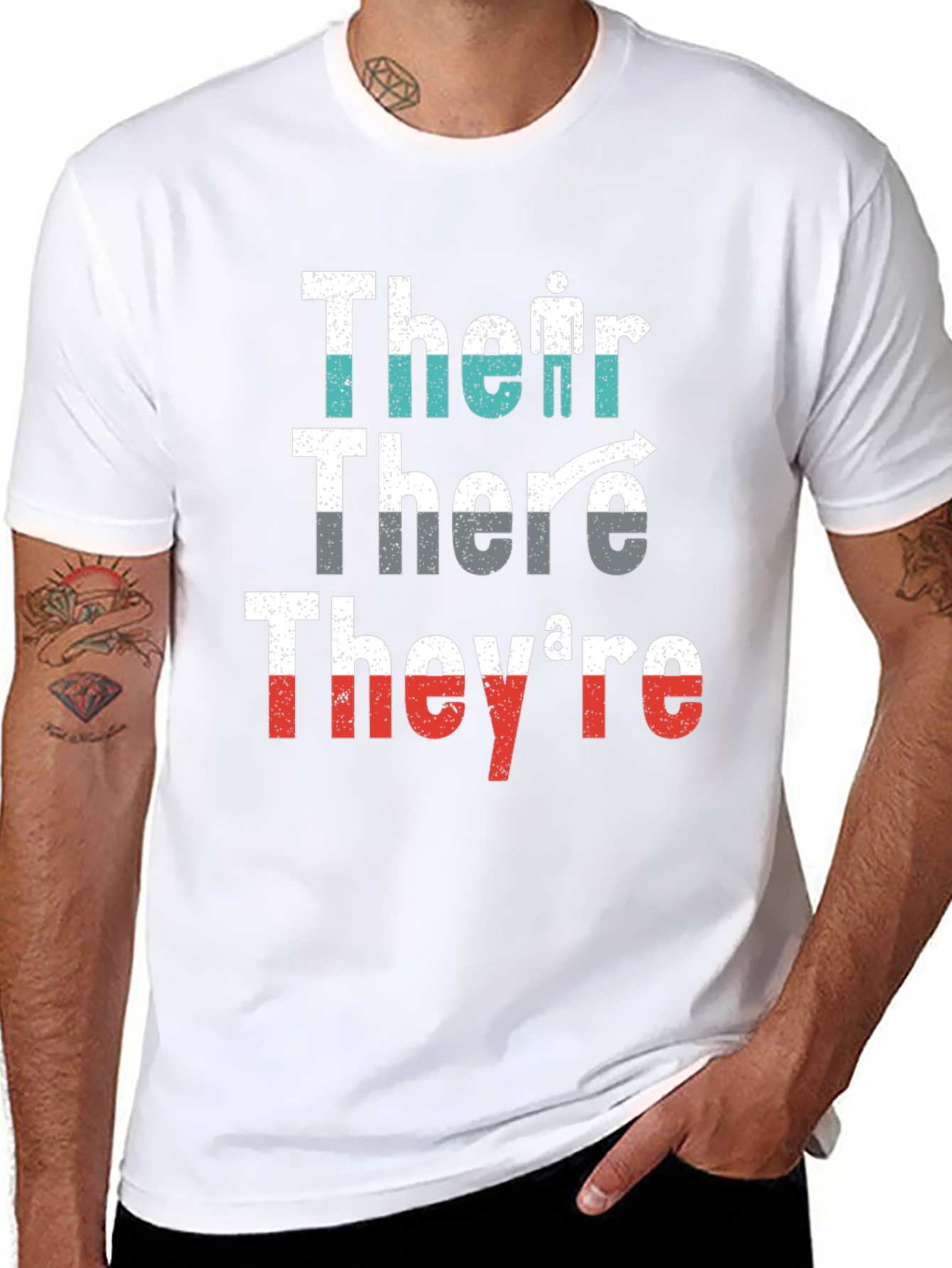 Their There Theyre Grammar T-Shirt