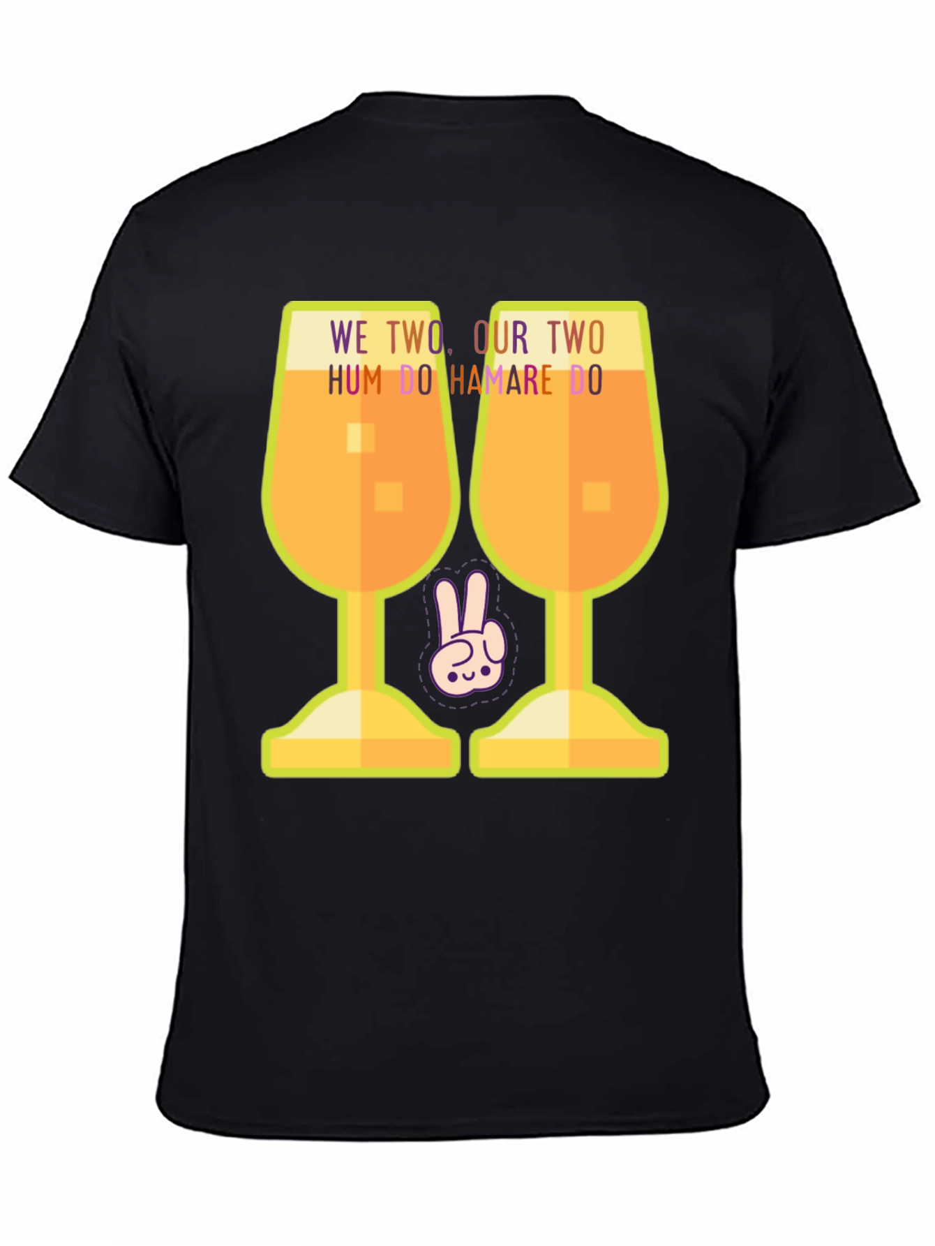 Hum Do Hamare Do T-Shirt - Graphic Print
