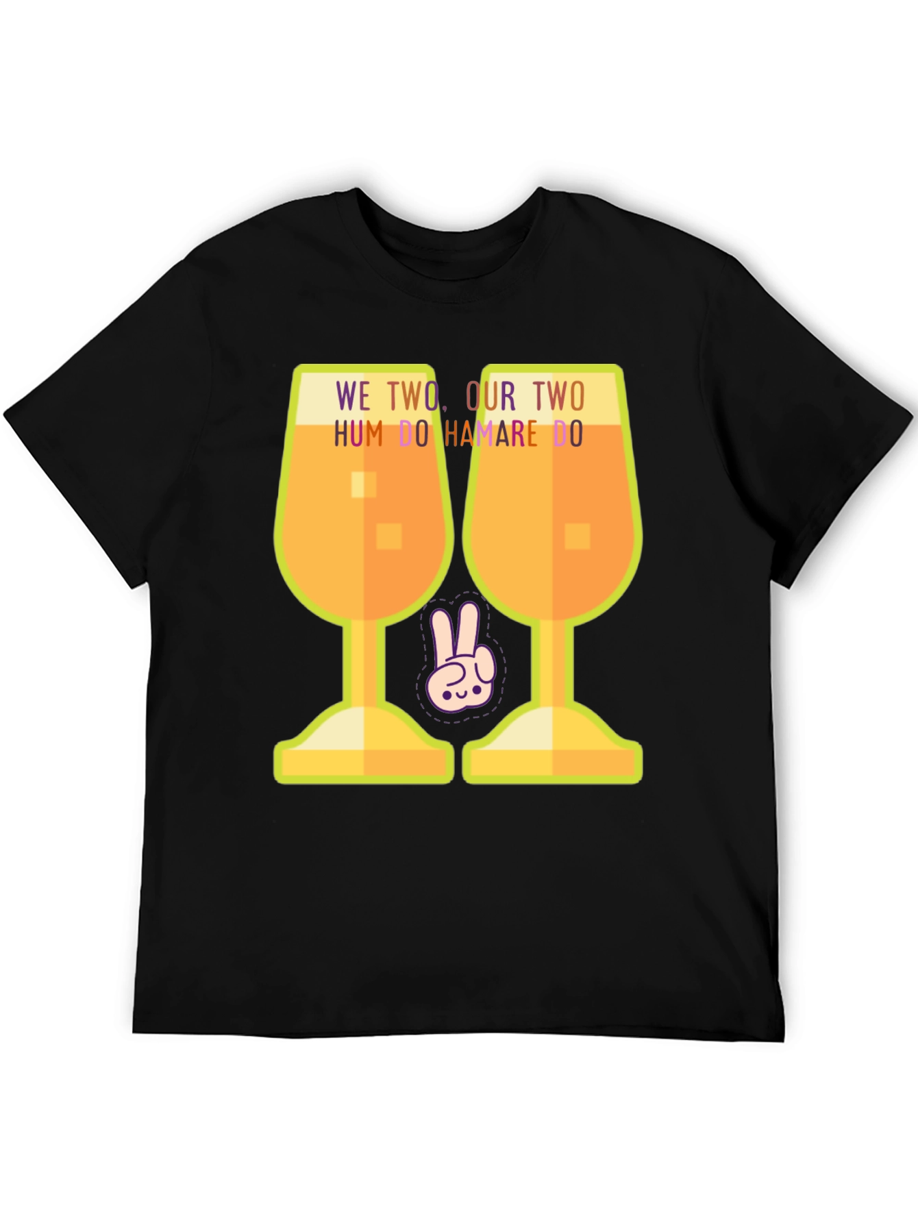 Hum Do Hamare Do T-Shirt - Graphic Print