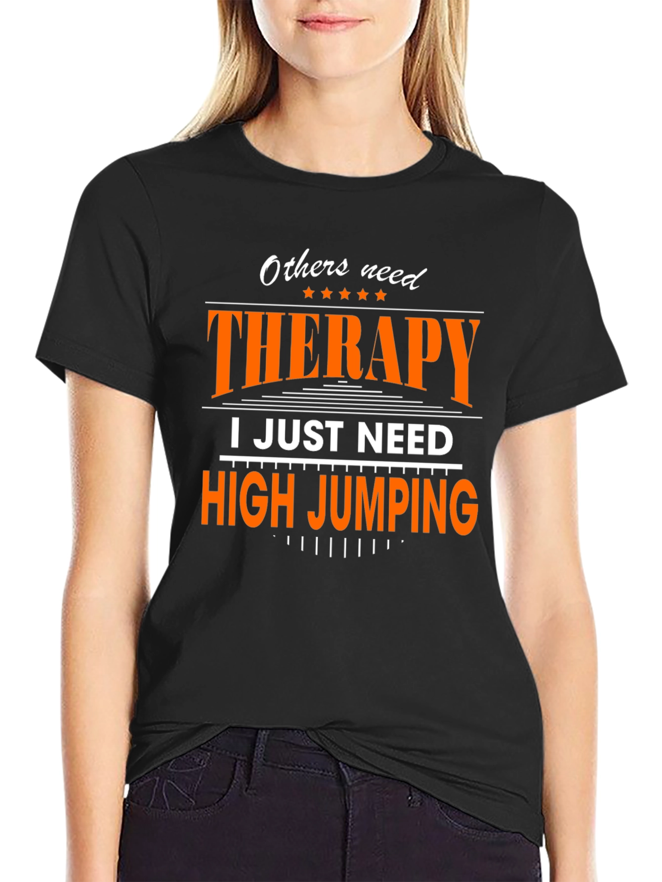 High Jumping Therapy Graphic Tee