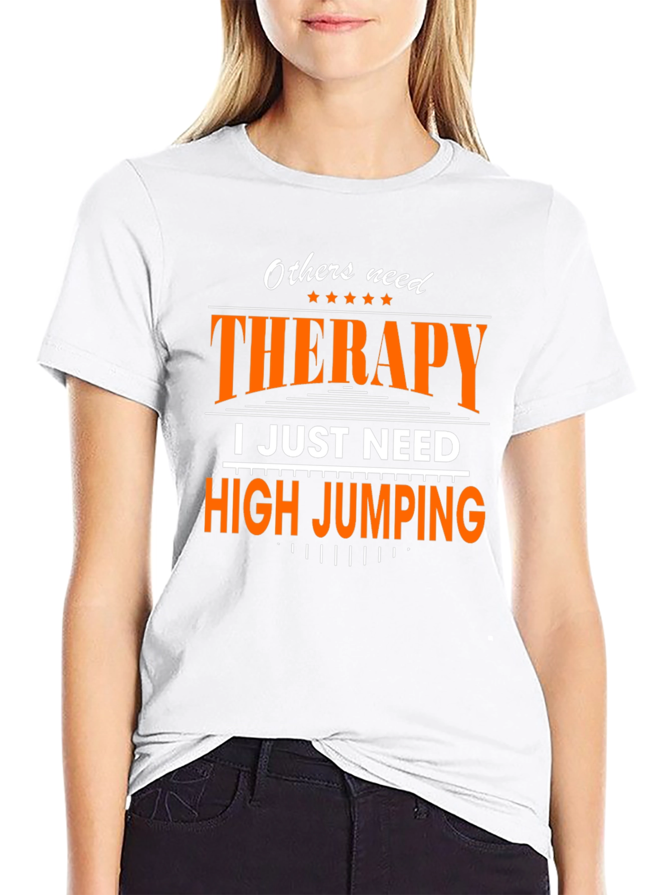 High Jumping Therapy Graphic Tee