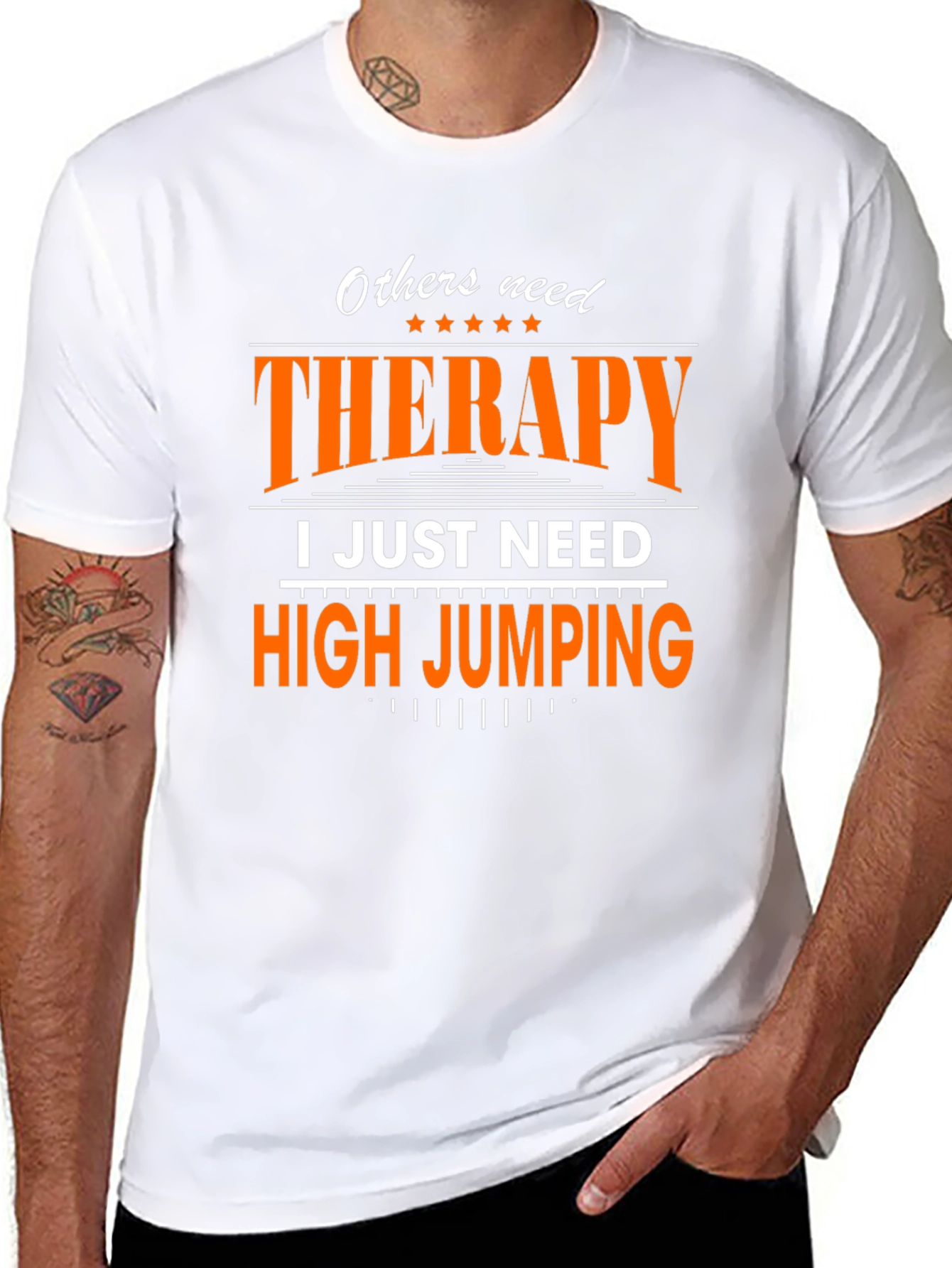 High Jumping Therapy Graphic Tee