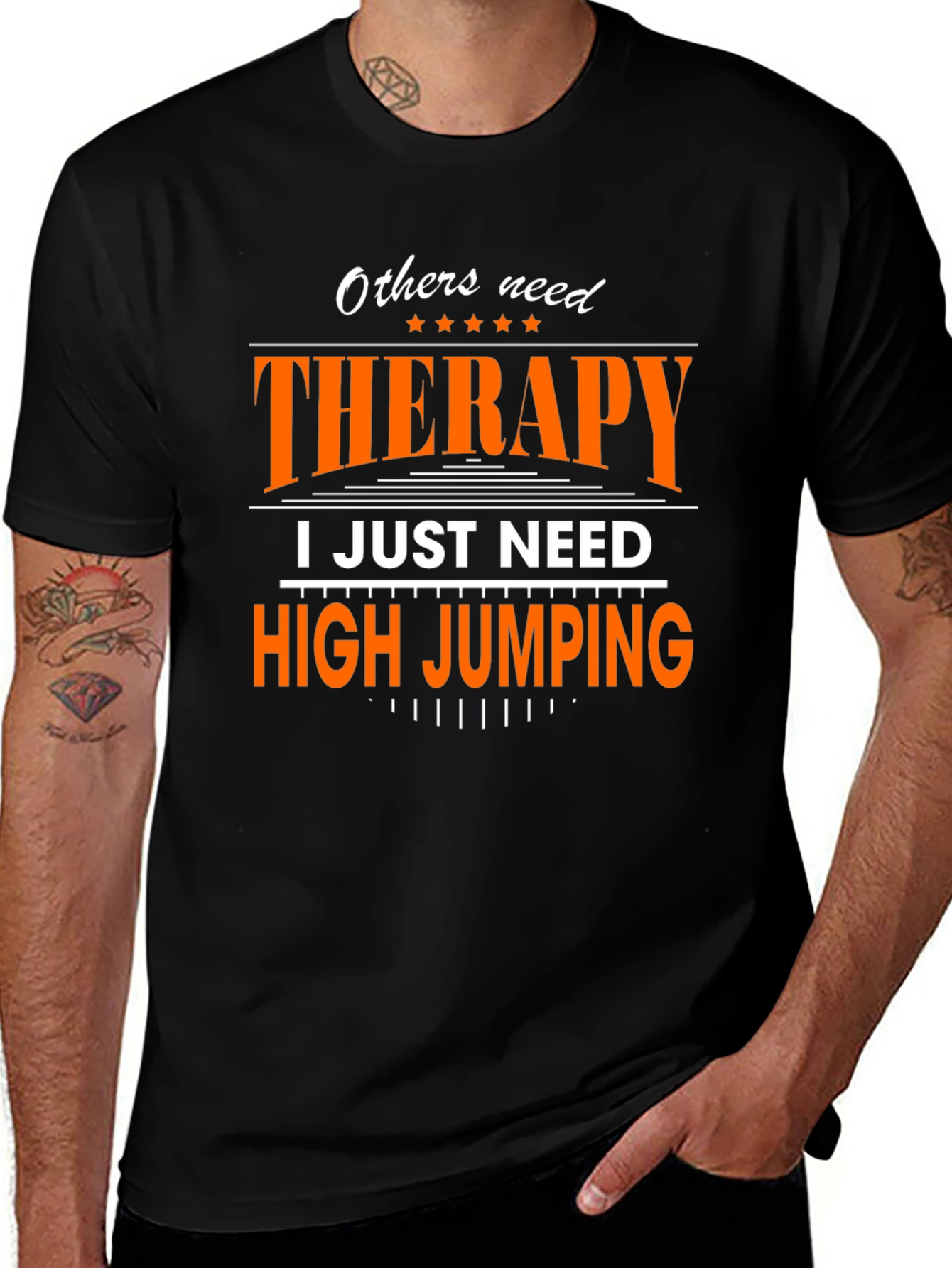 High Jumping Therapy Graphic Tee