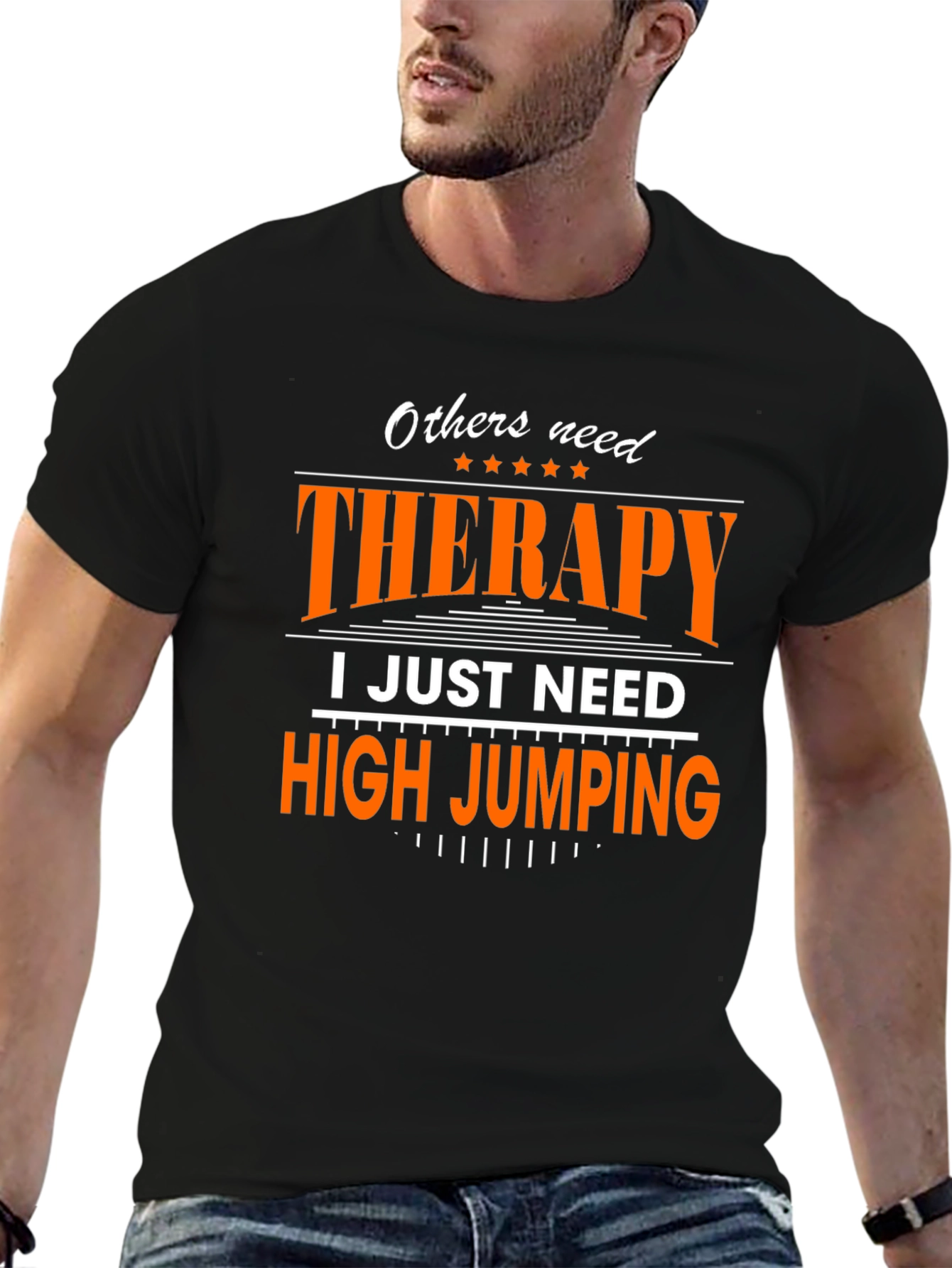 High Jumping Therapy Graphic Tee