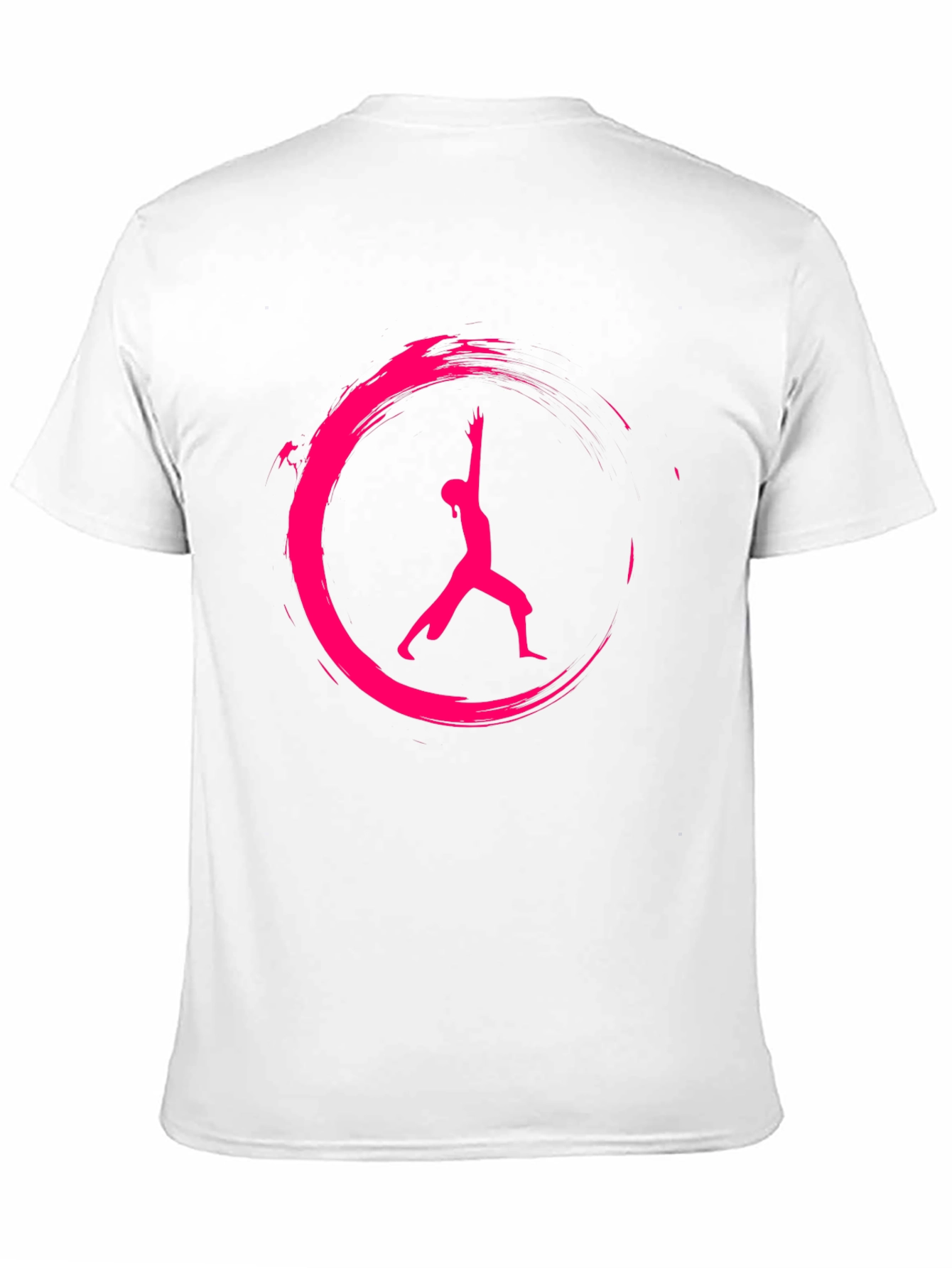 Yoga Pose Graphic Black T-Shirt
