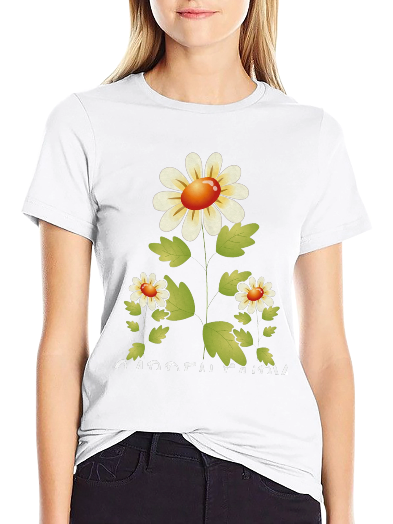 Floral Garden Fairy Graphic T-Shirt