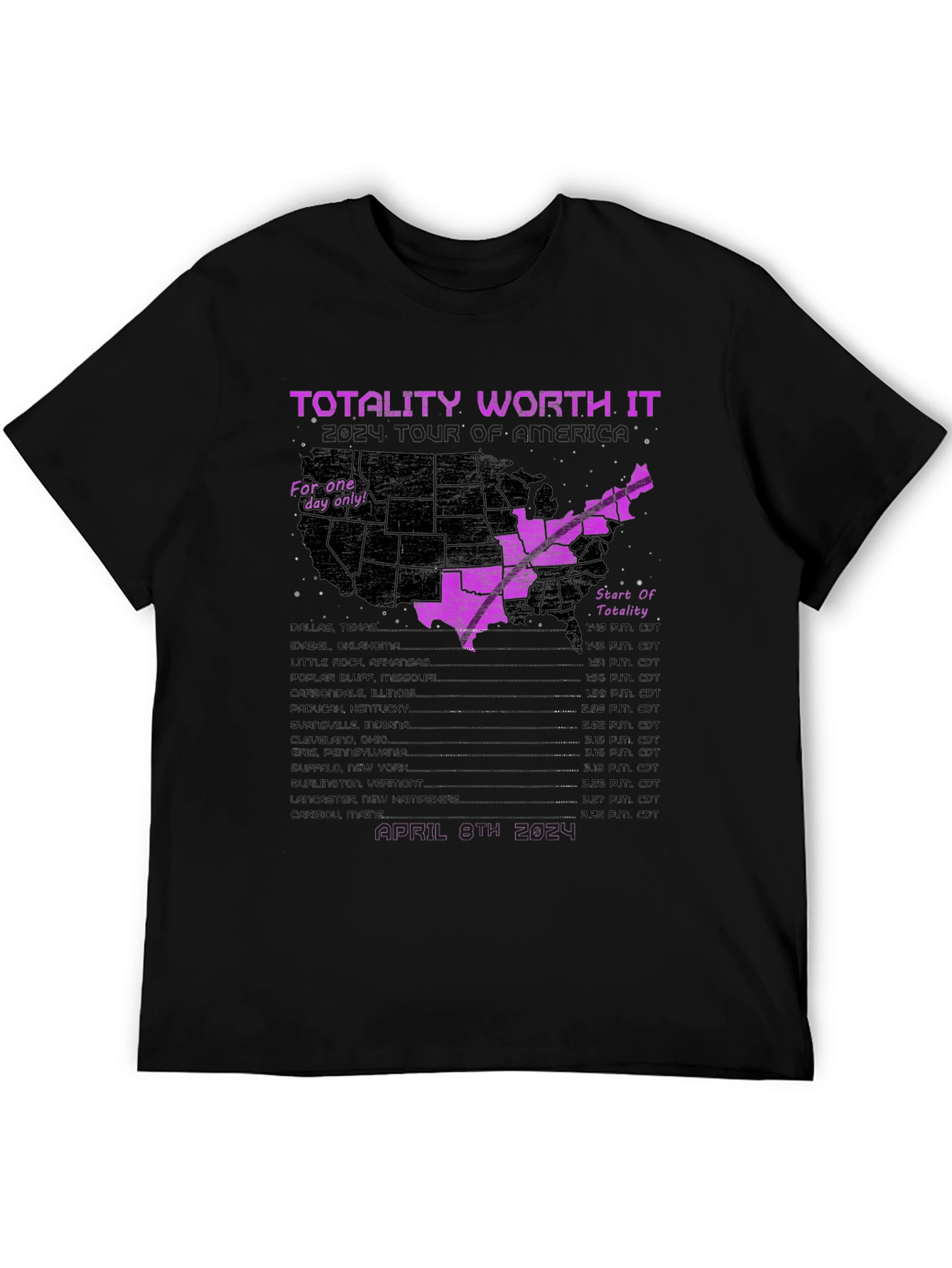Total Solar Eclipse 2024 T-Shirt