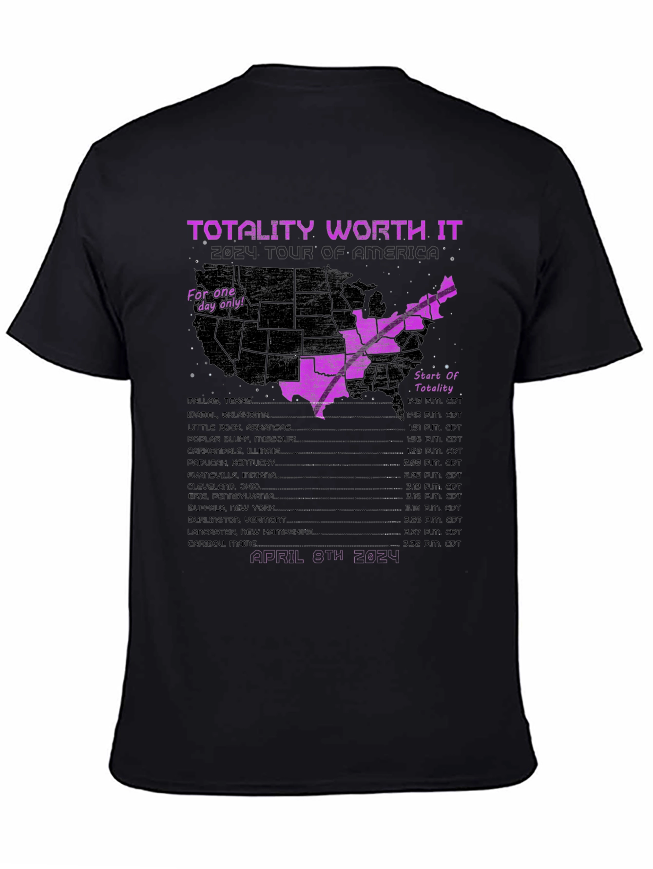 Total Solar Eclipse 2024 T-Shirt