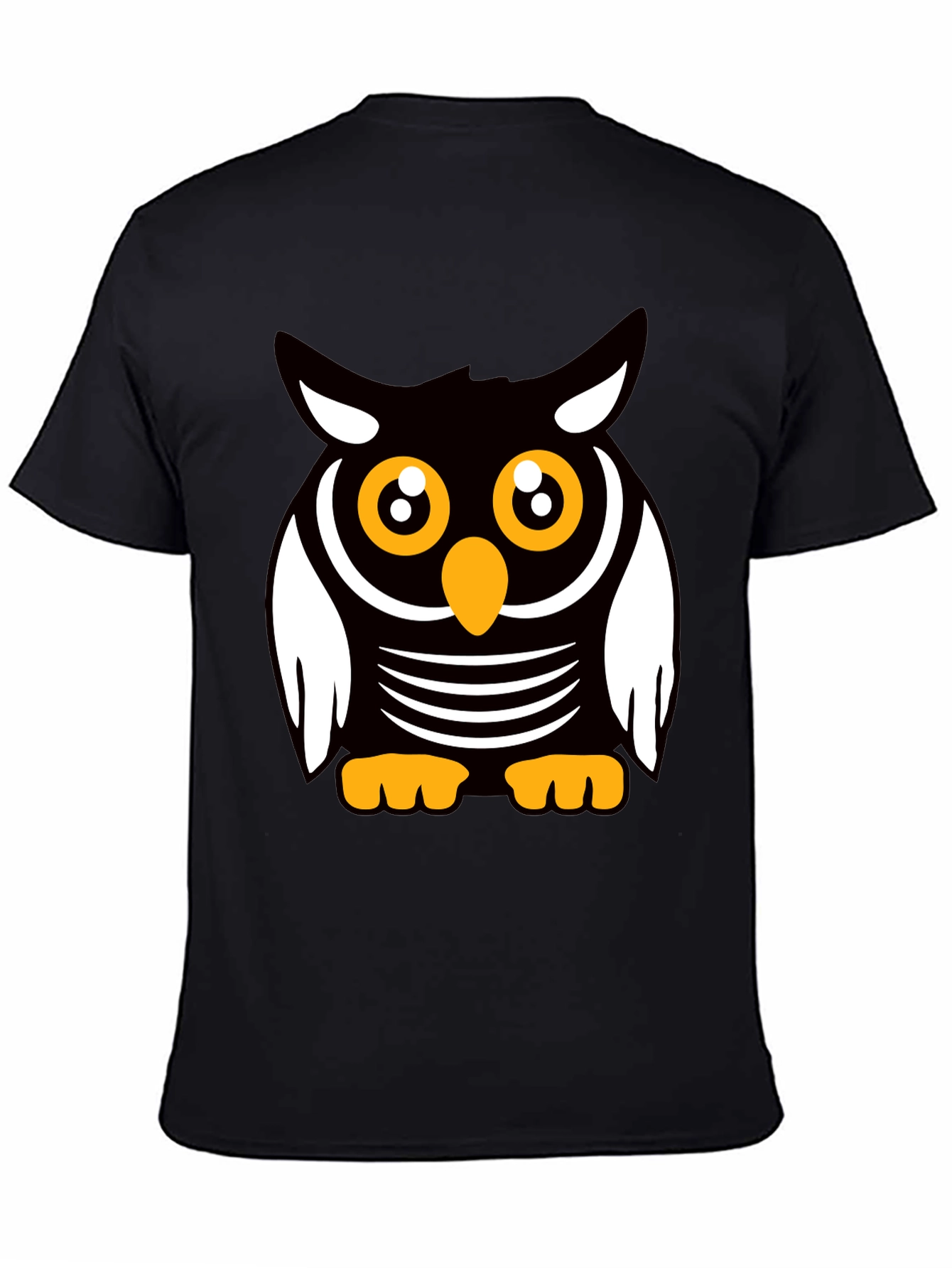 Cute Cartoon Owl Graphic T-Shirt