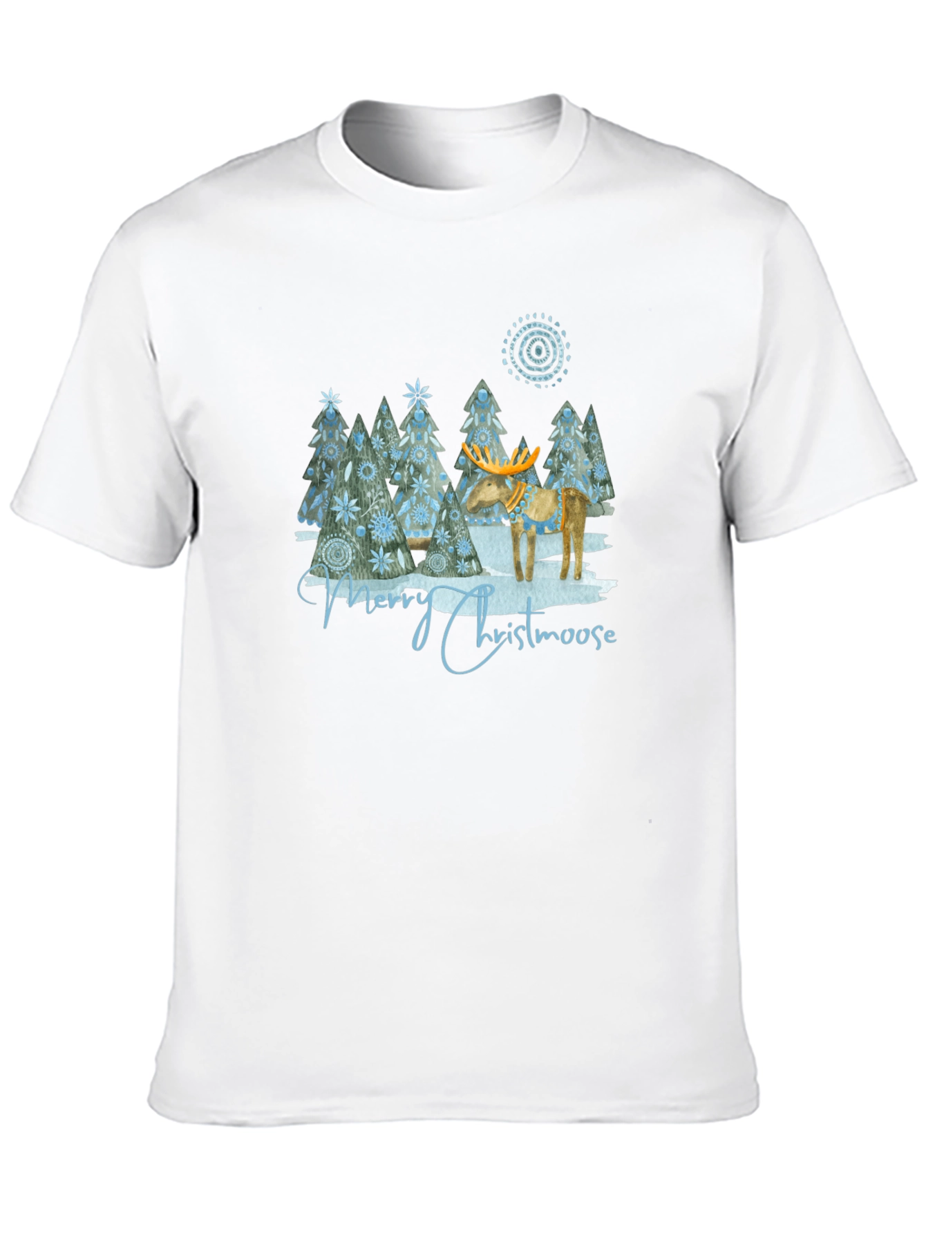 Merry Christmoose Graphic T-Shirt