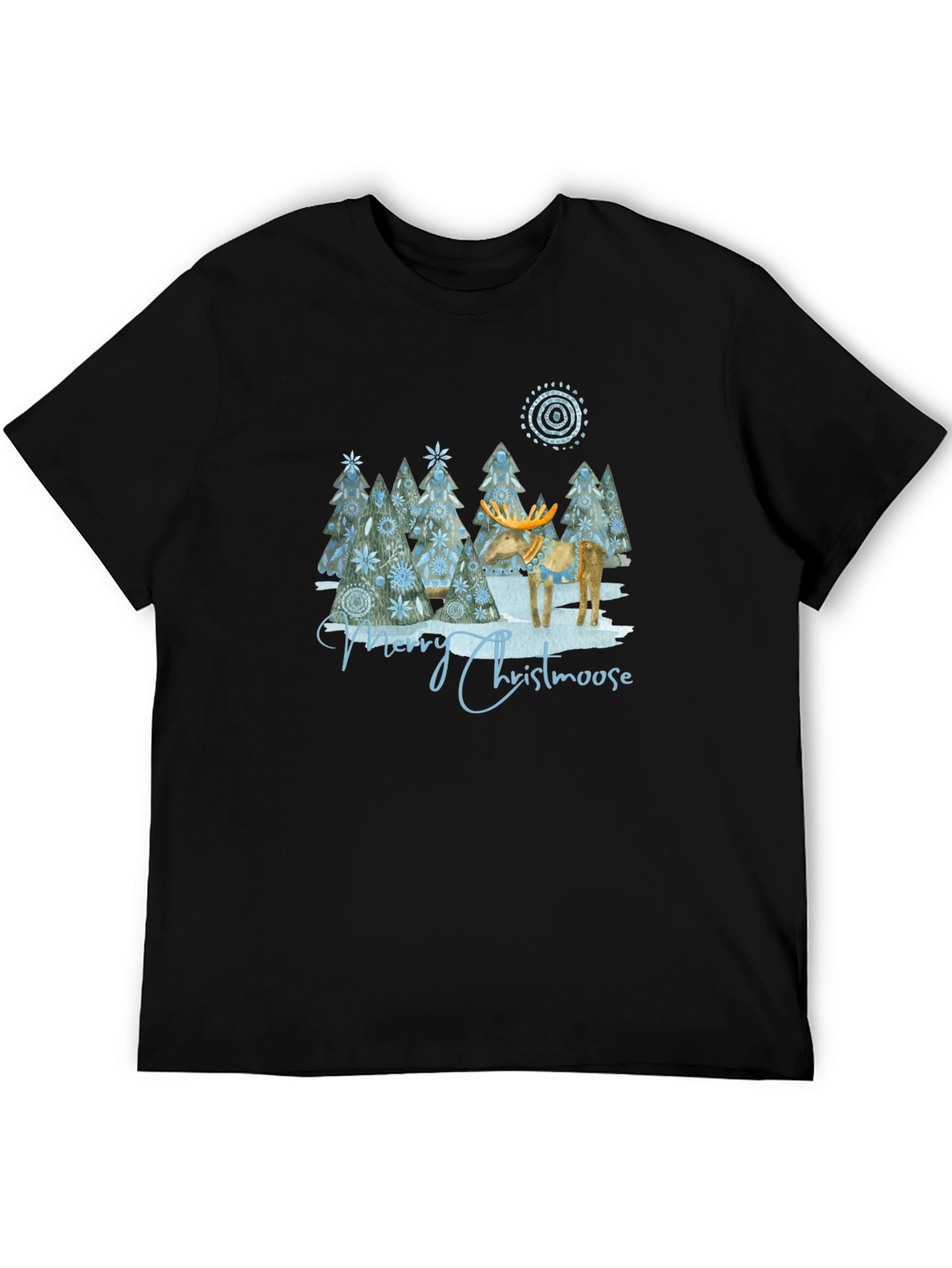 Merry Christmoose Graphic T-Shirt