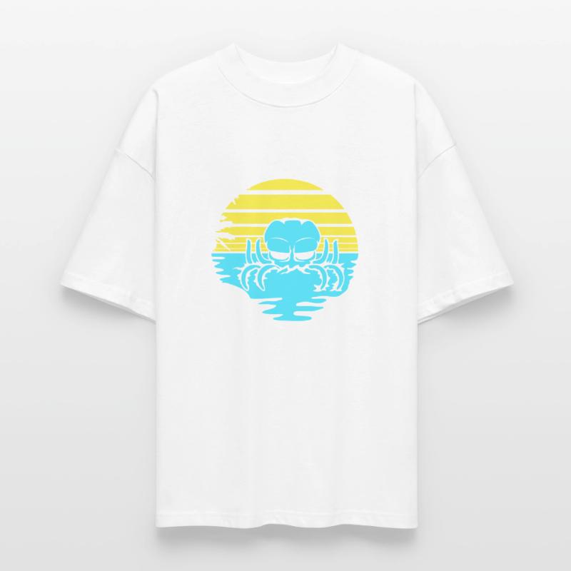 Octopus sea sunset beach vacation lines kraken fun
