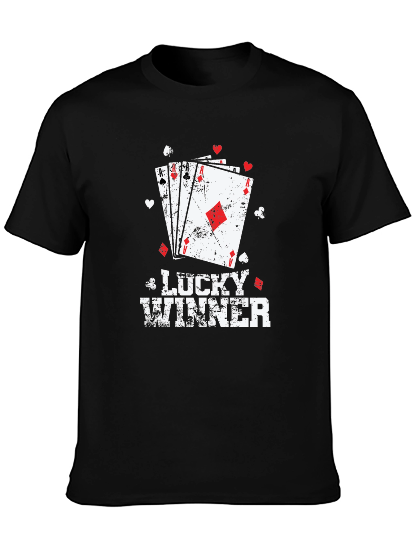 Lucky Winner Poker Card T-Shirt