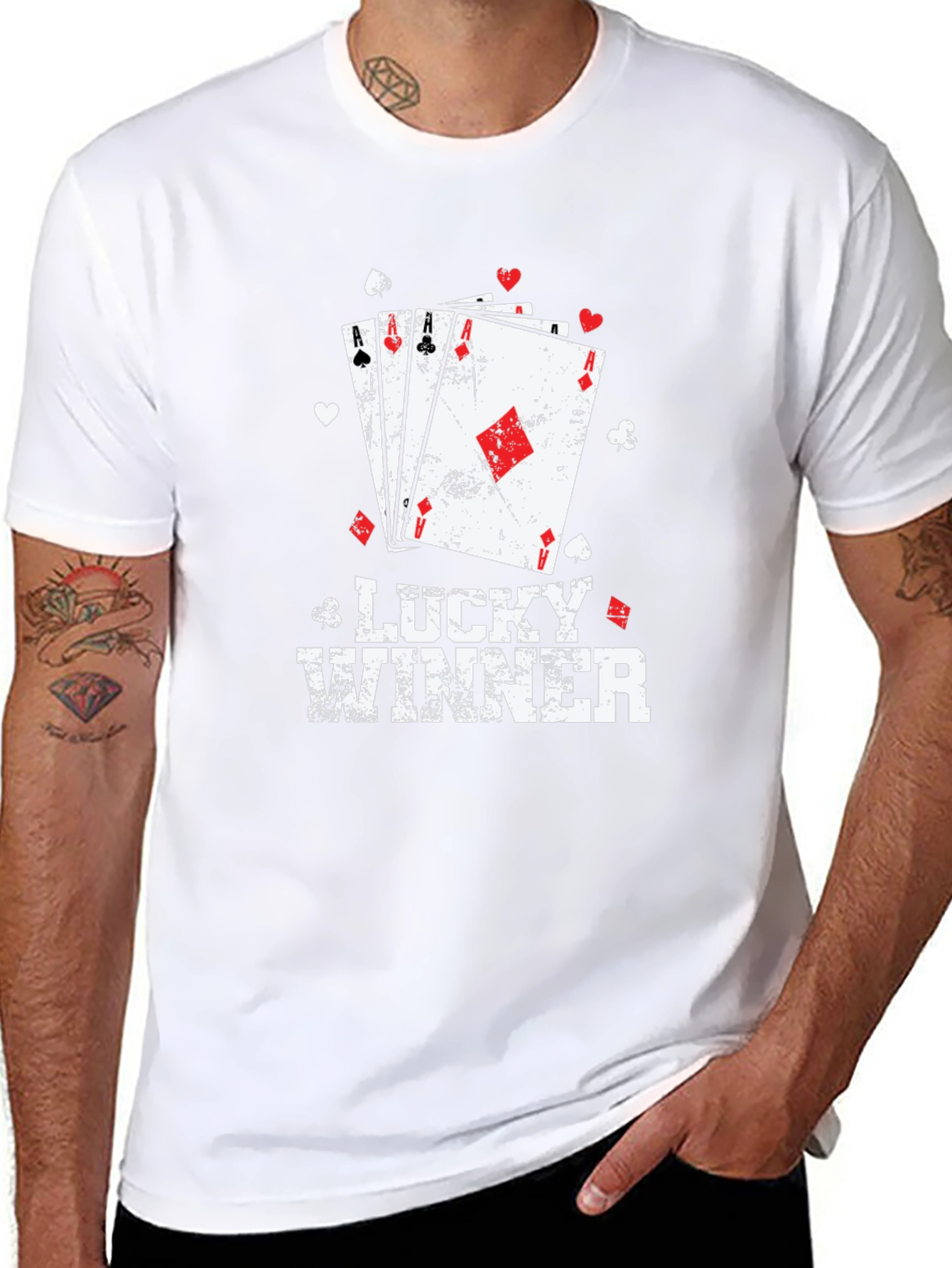 Lucky Winner Poker Card T-Shirt
