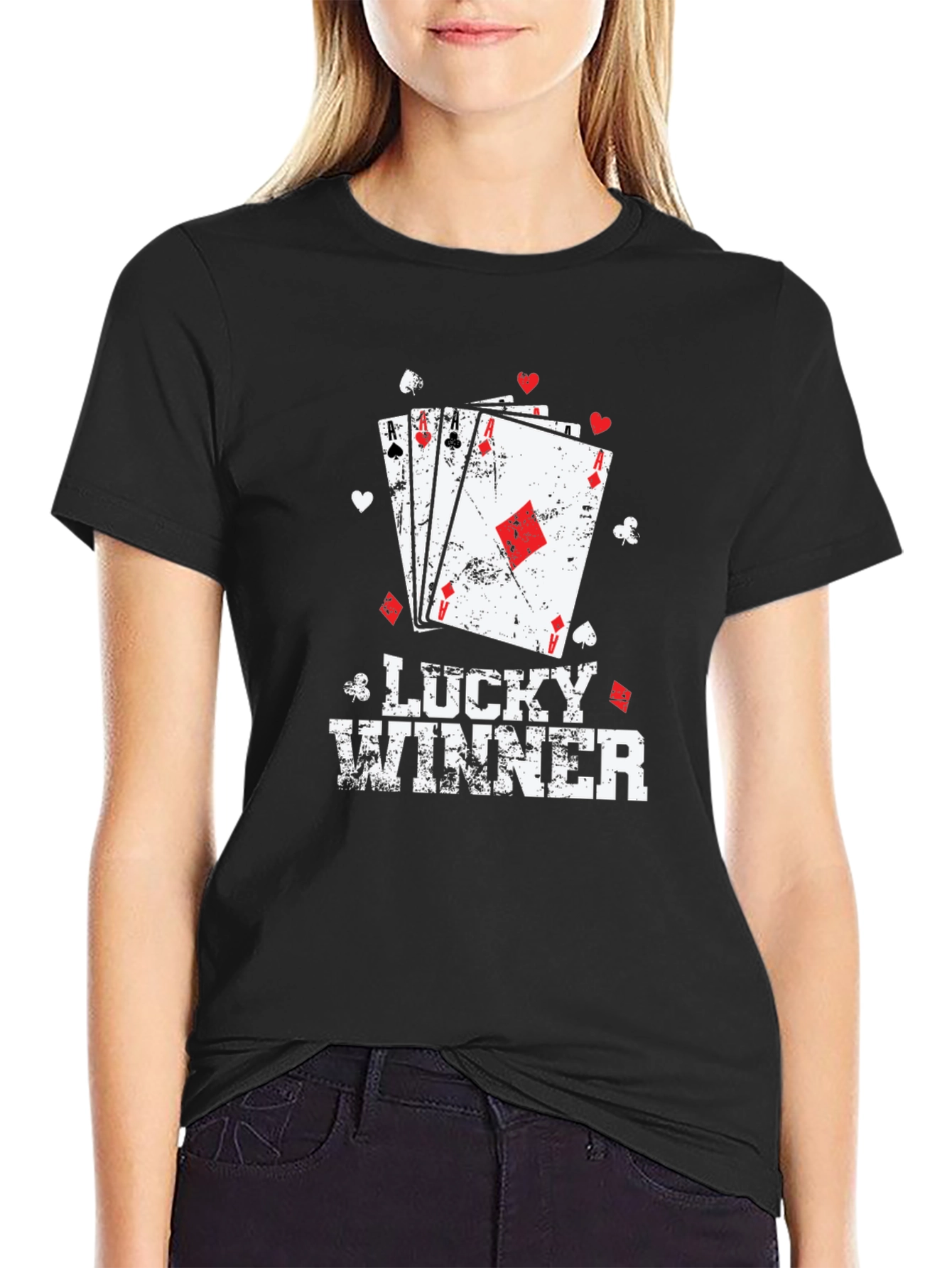 Lucky Winner Poker Card T-Shirt